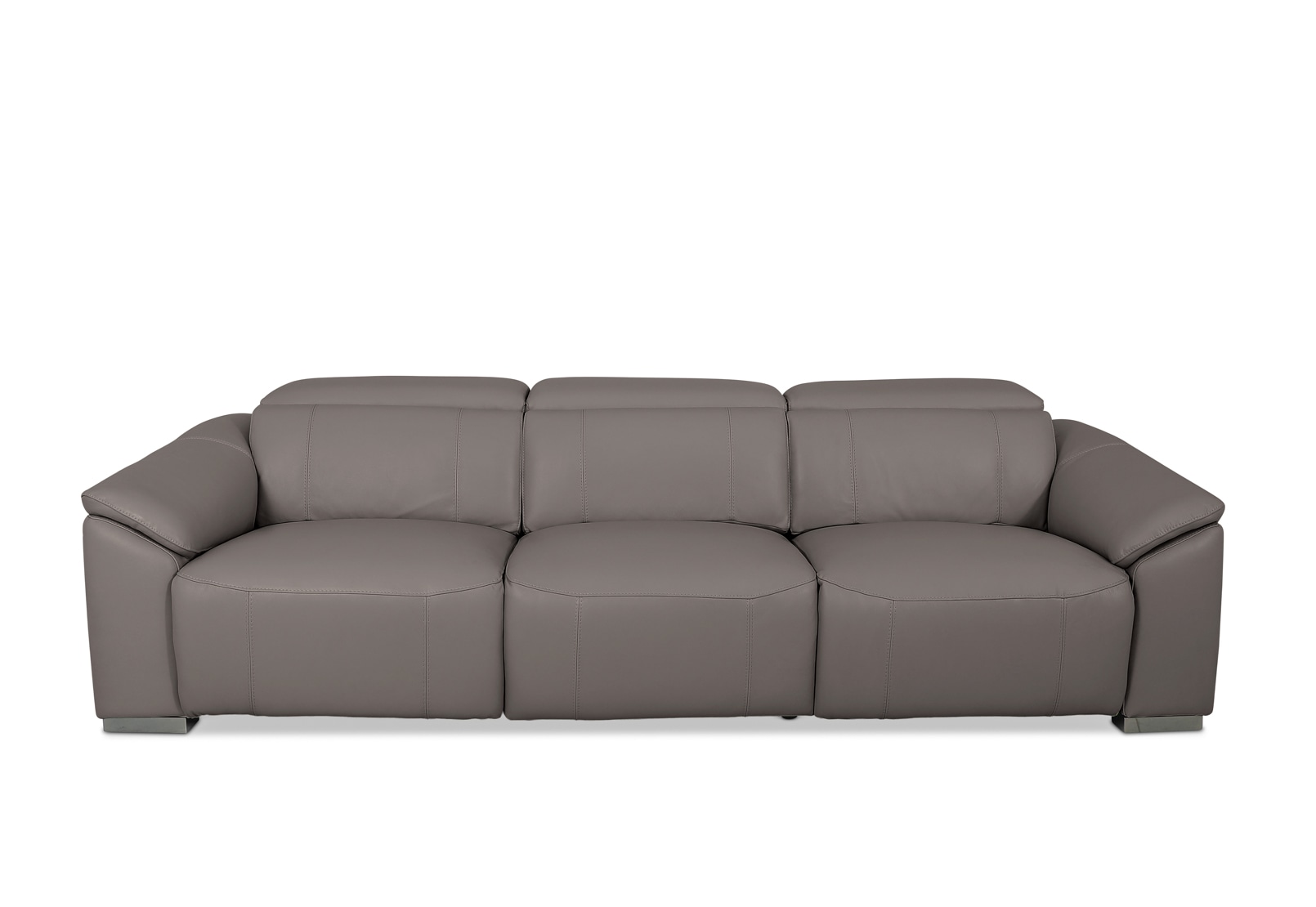 FIORELLA LEATHER 3.5 Seater with 2 Inbuilt Electric Recliners – image 1 of 17