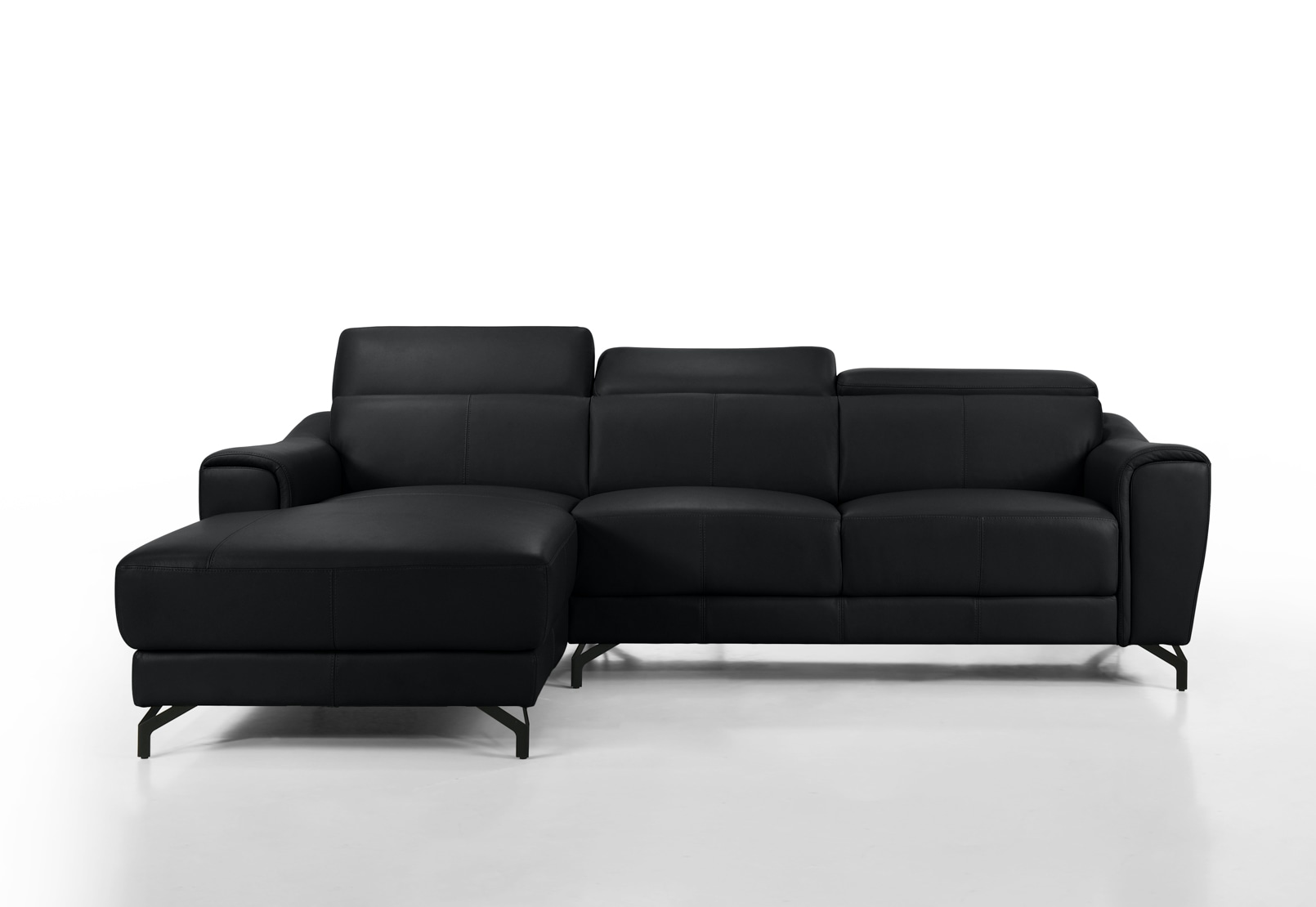 PELOSI LEATHER 3 Seater LHF Chaise – image 2 of 5