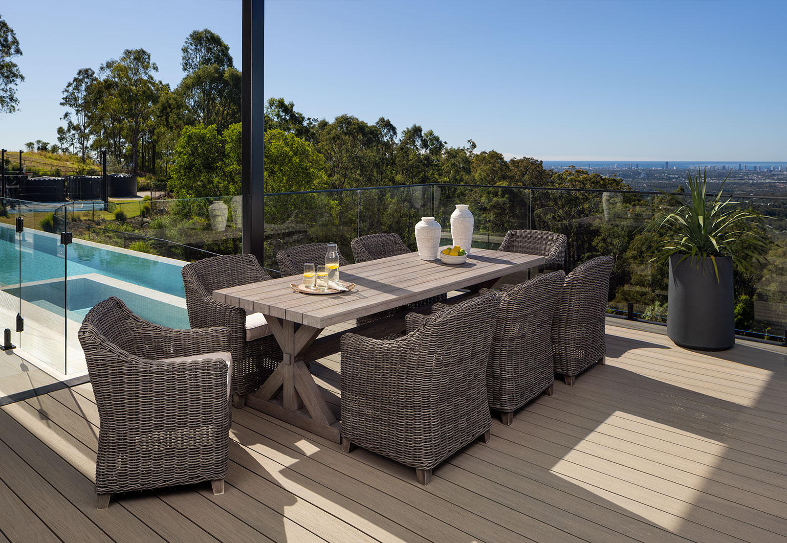 PORTOFINO 9PC OD DINING SUITE – image 10 of 11