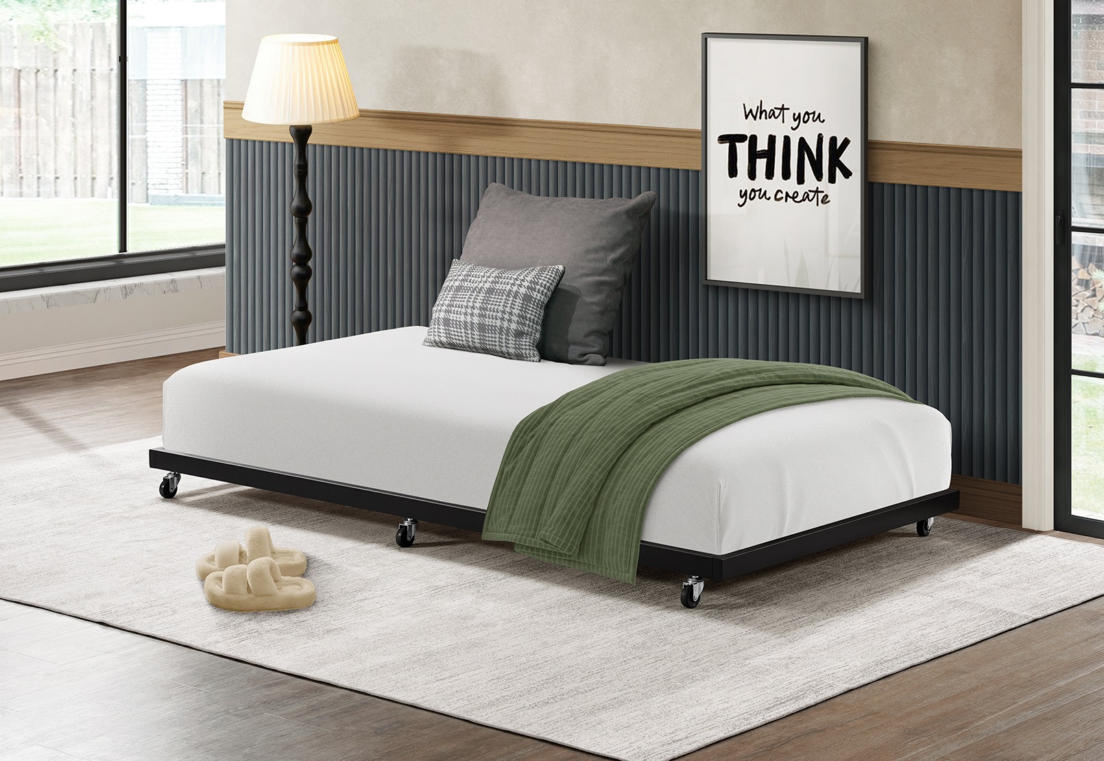 CLAY Single Trundle Bed – image 1 of 6