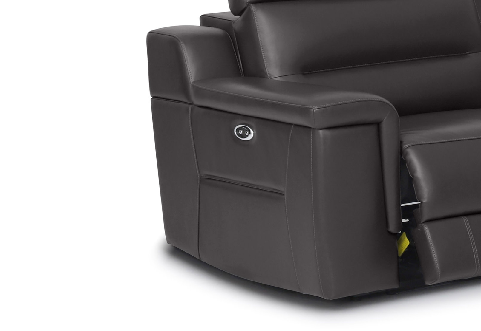 JEFFRIES 3 Seater Electric Recliners (Leather) – image 2 of 3