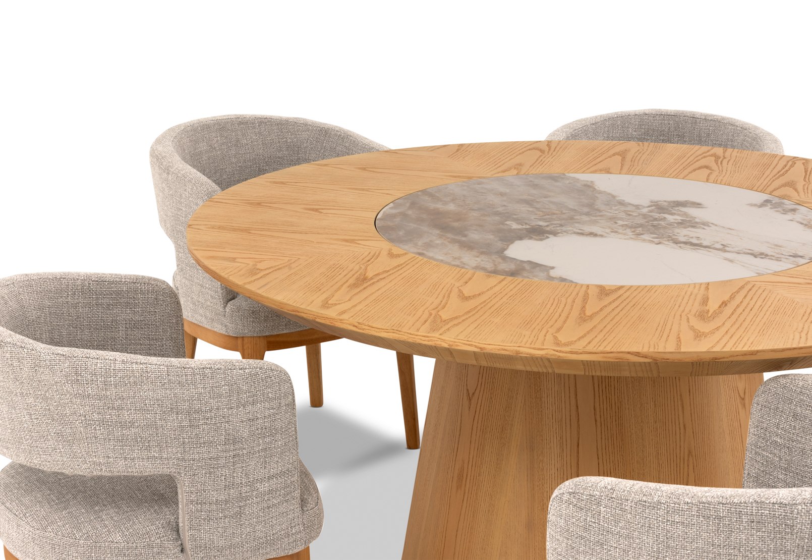 TAKESHI 7 Piece Dining Suite with Godric Dining Chairs – image 6 of 11