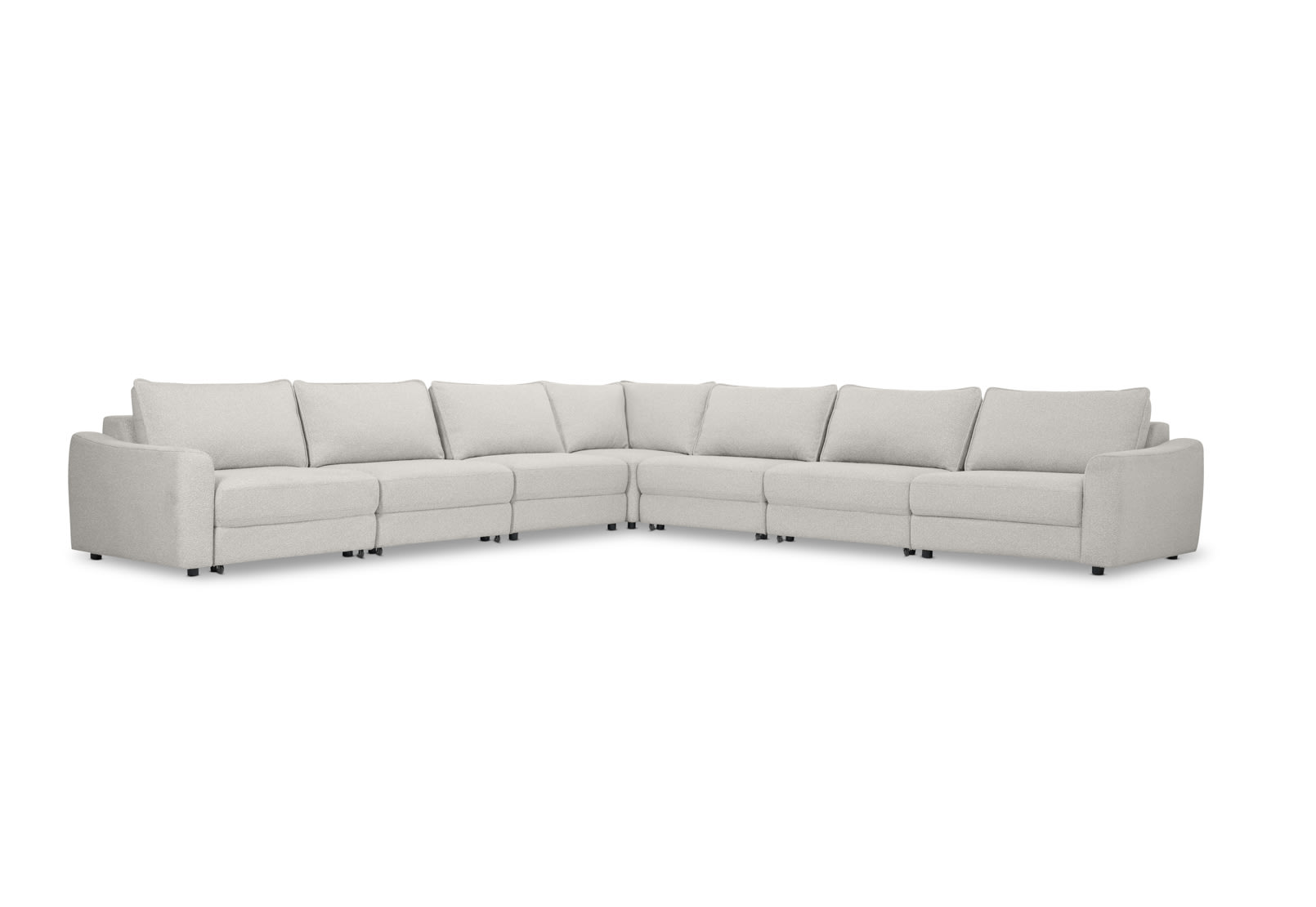 CADENZA FABRIC 7 Seater Corner Lounge – image 1 of 5