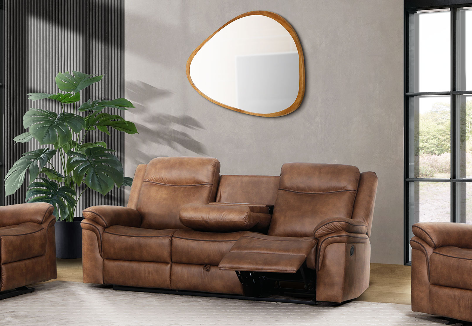 TULSA FABRIC 3S Manual Recliners with DDT – image 9 of 9