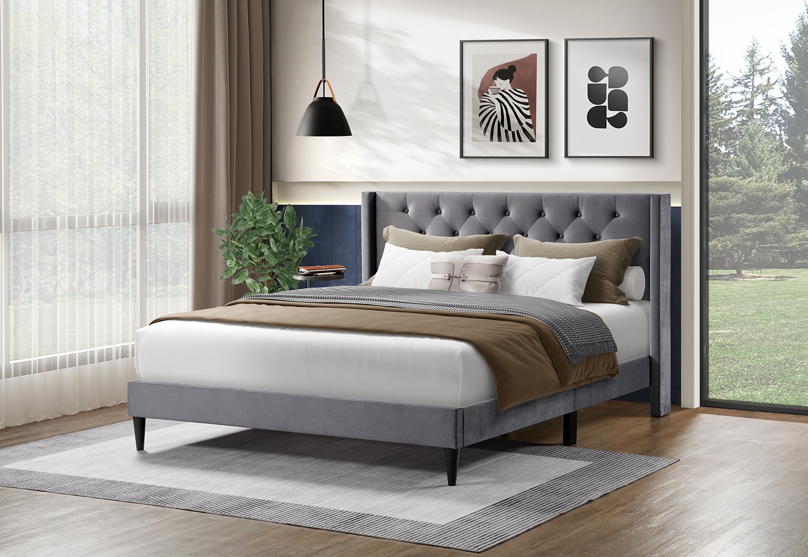 WAKEFIELD Double Bed – image 1 of 6