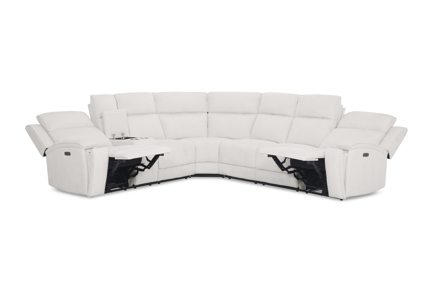 BAYTOWN FABRIC CNR with Electric Recliners – image 3 of 8