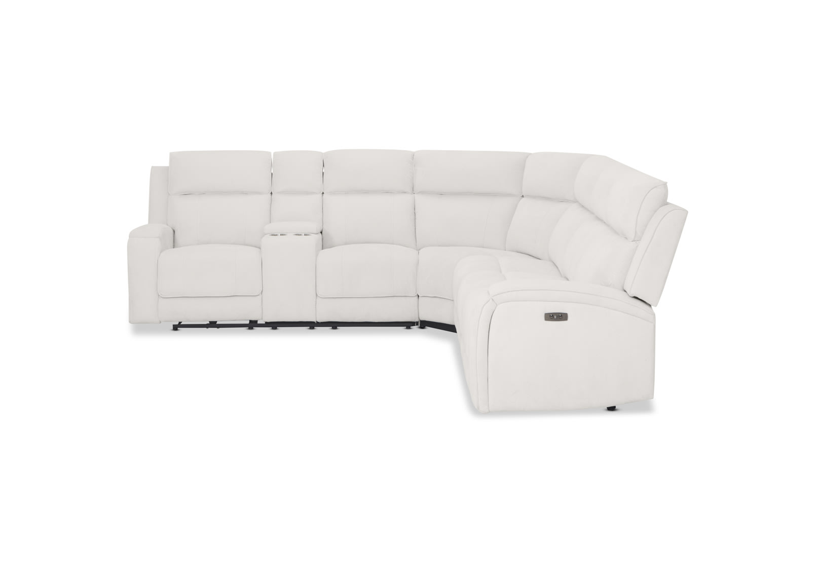 BAYTOWN FABRIC CNR with Electric Recliners – image 6 of 8