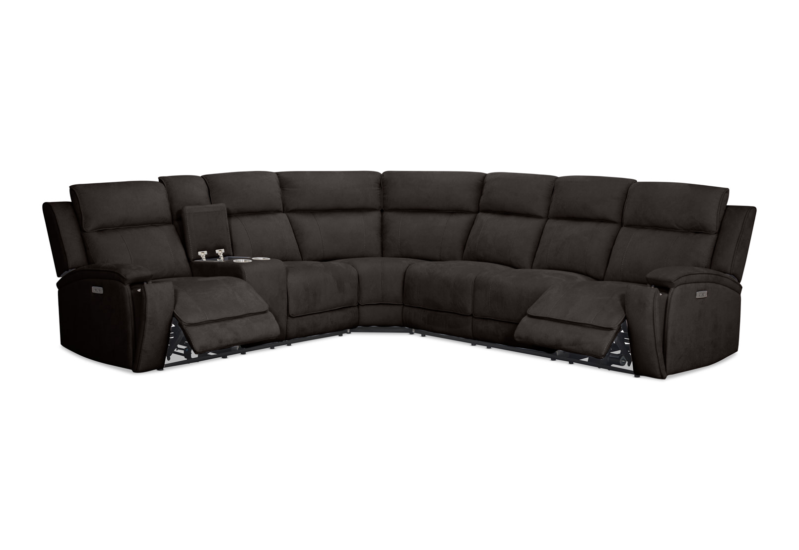 BAYTOWN FABRIC CNR with Electric Recliners – image 2 of 8
