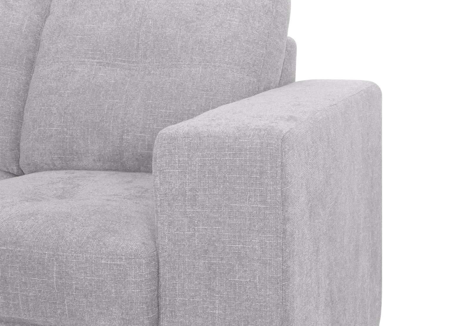 DIAMOND FABRIC Corner LHF Chaise with Sofa Bed – image 9 of 12