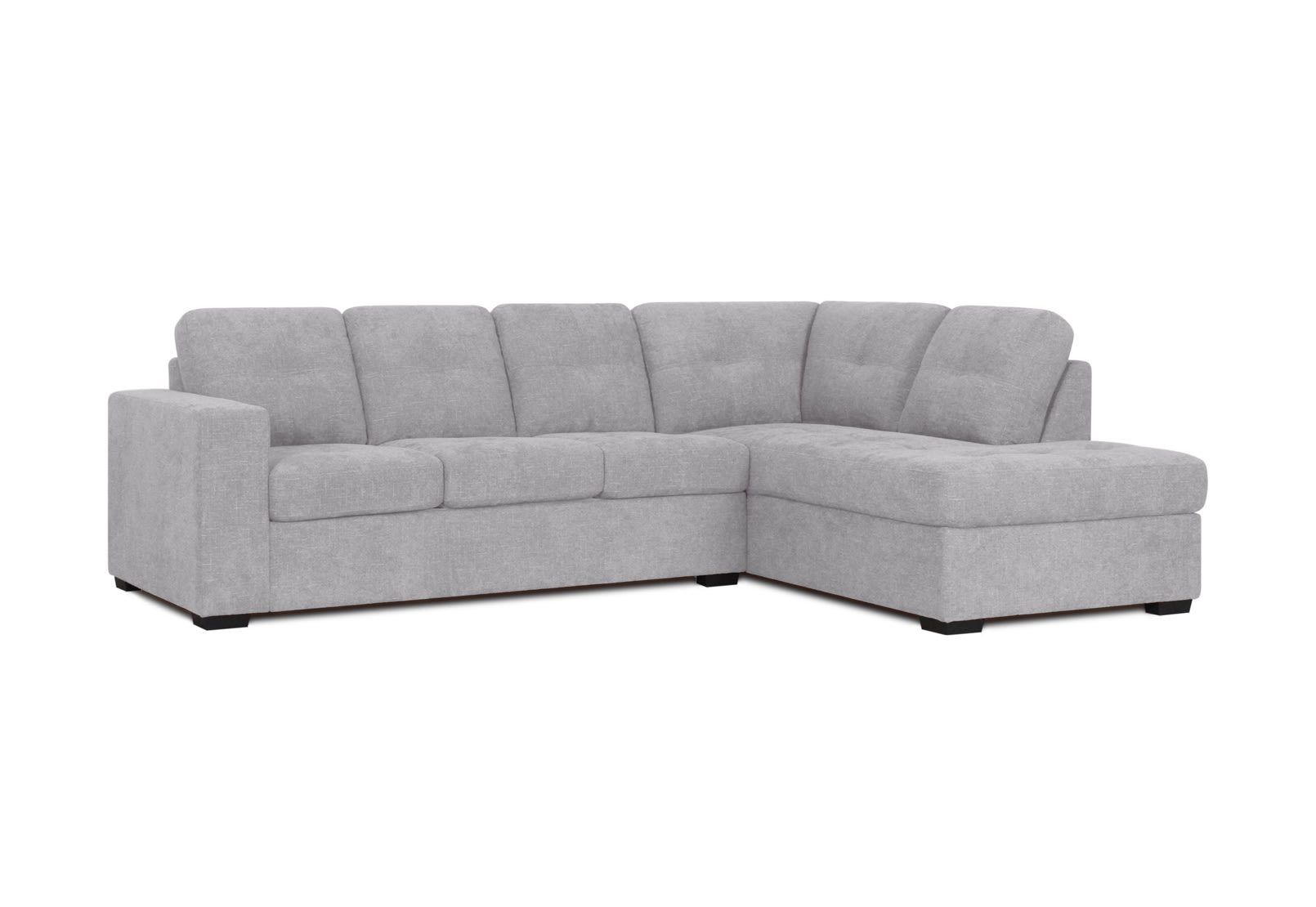 DIAMOND FABRIC Corner RHF Chaise with Sofa Bed – image 3 of 12