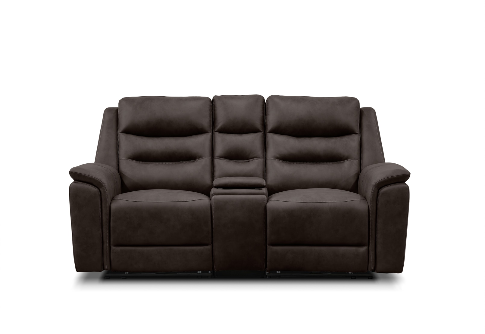 ATALANTA FABRIC 2 Seater with Inbuilt Electric Recliners and Console – image 1 of 7