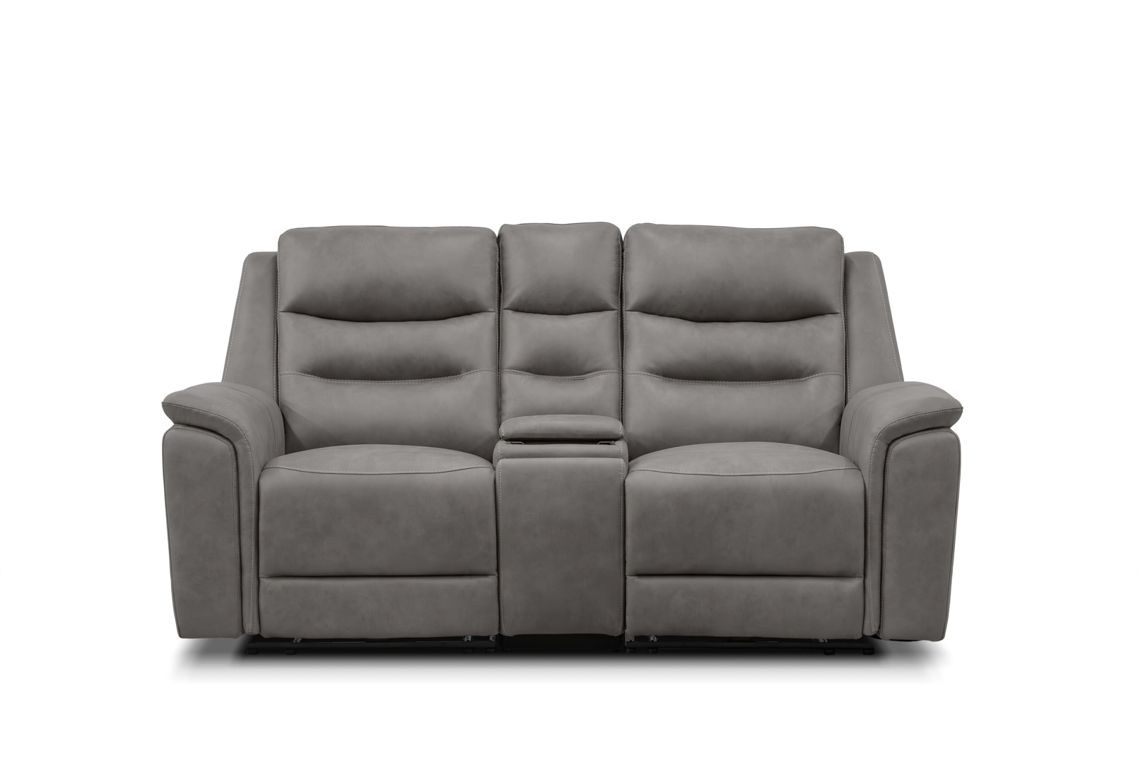 ATALANTA FABRIC 2 Seater with Inbuilt Electric Recliners and Console – image 1 of 7
