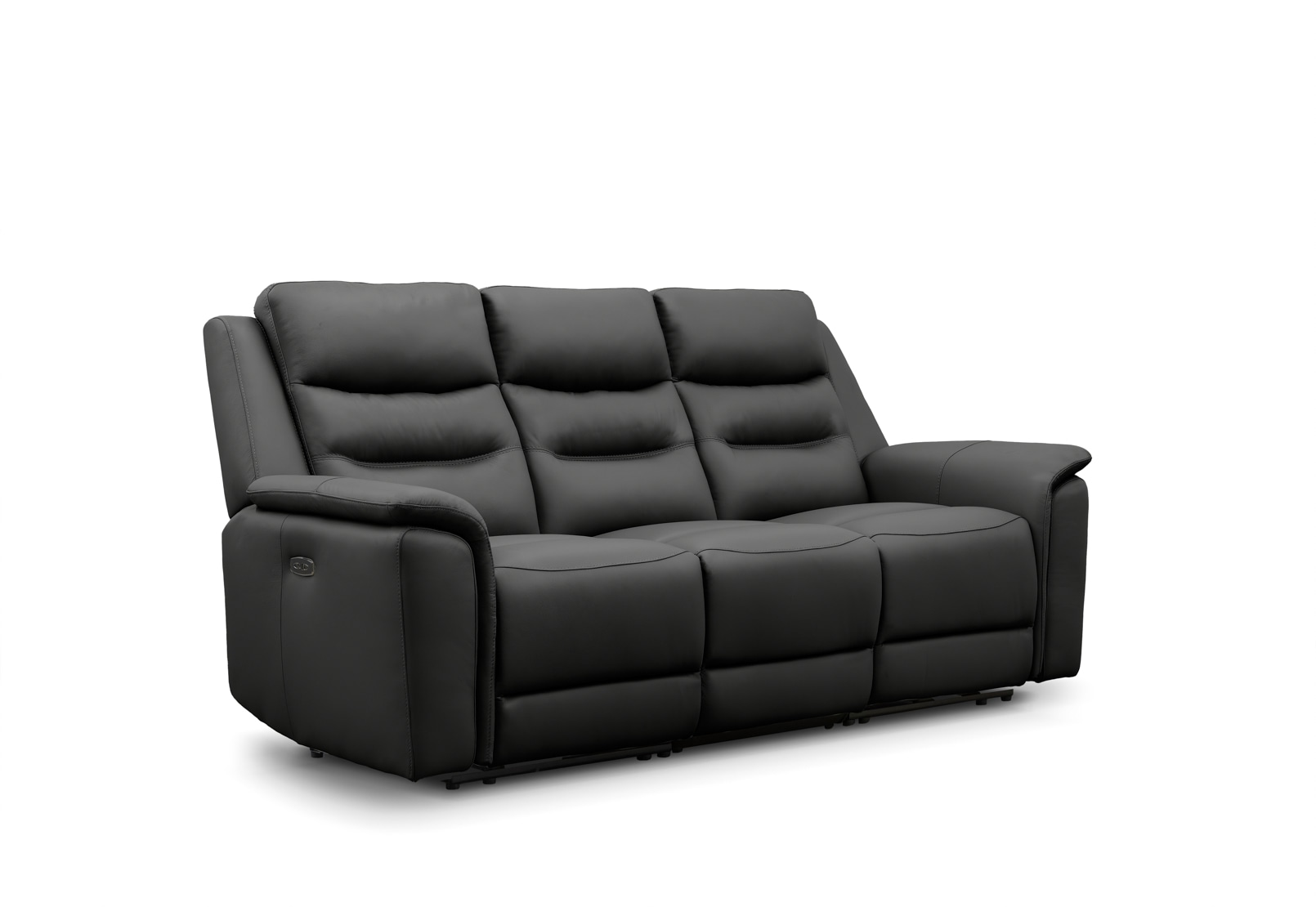 ATALANTA LEATHER 3 Seater with 2 Inbuilt Electric Recliners – image 2 of 6