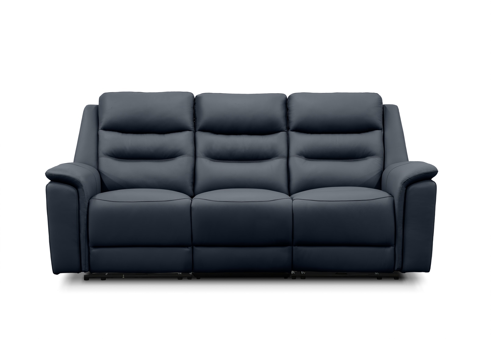 ATALANTA LEATHER 3 Seater with 2 Inbuilt Electric Recliners – image 1 of 6