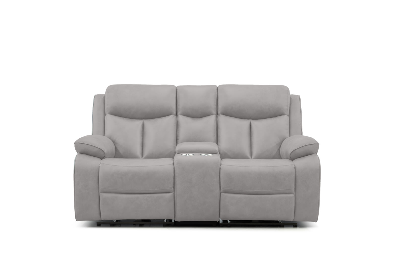 DACIA FABRIC 2 Seater with Inbuilt Electric Recliners and Console – image 1 of 8