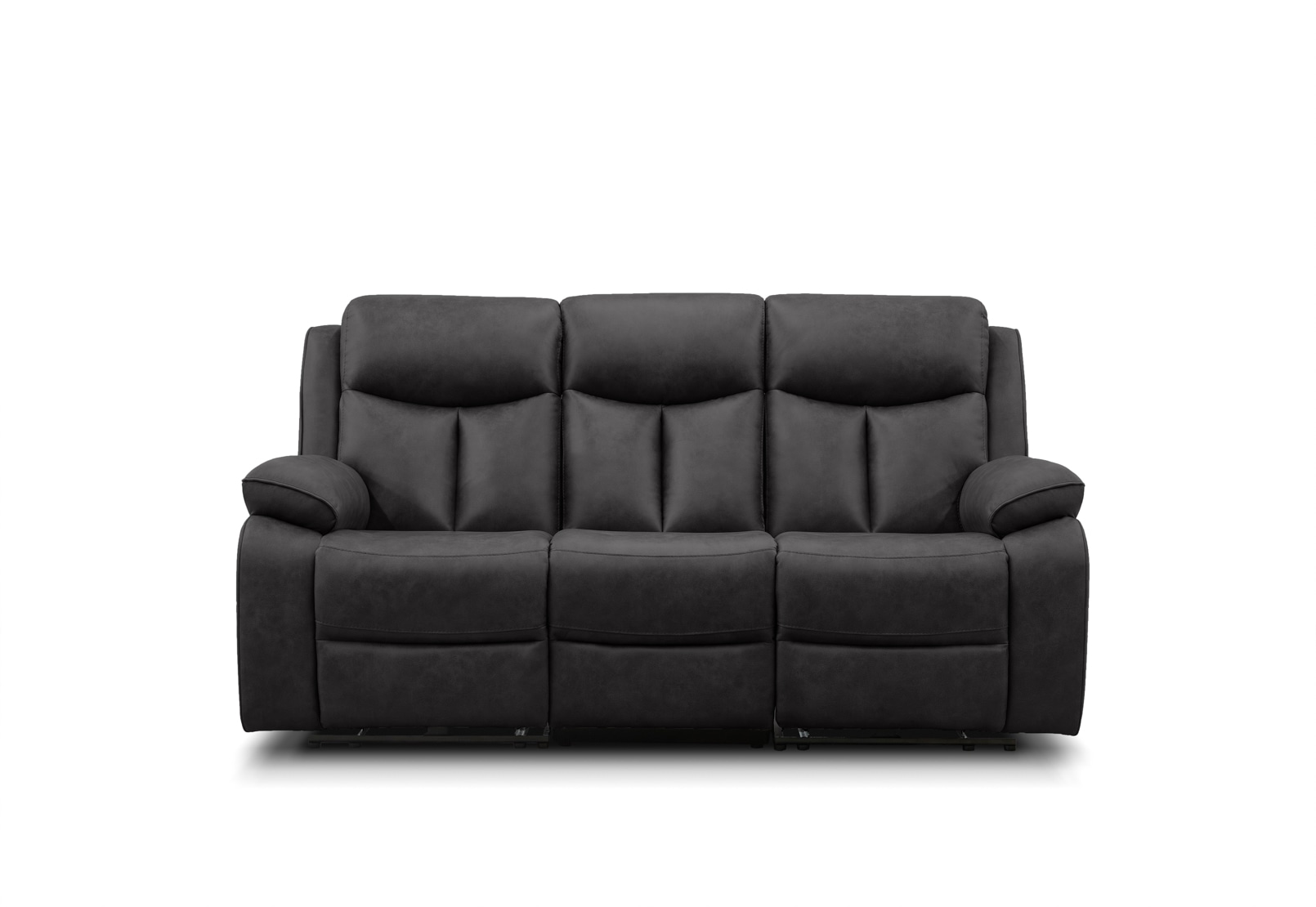 DACIA FABRIC 3 Seater with 2 Inbuilt Electric Recliners – image 1 of 8