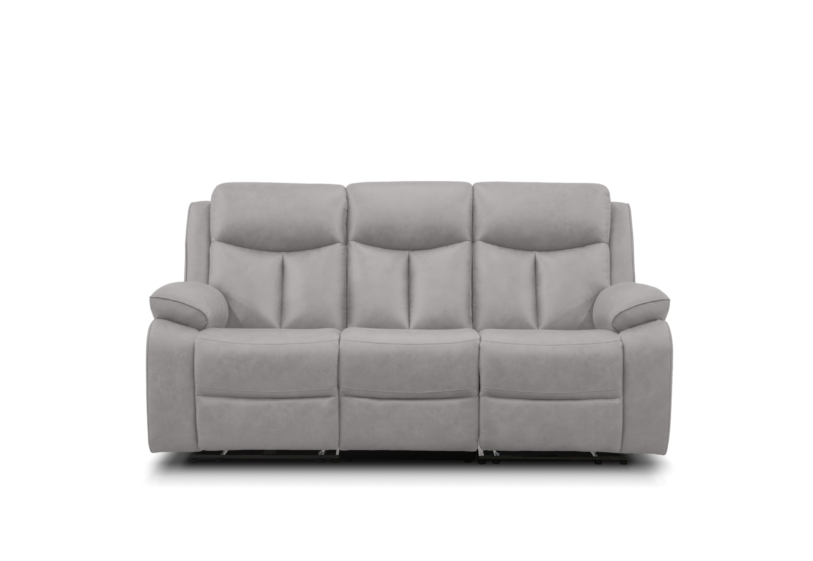 DACIA FABRIC 3 Seater with 2 Inbuilt Electric Recliners – image 1 of 8