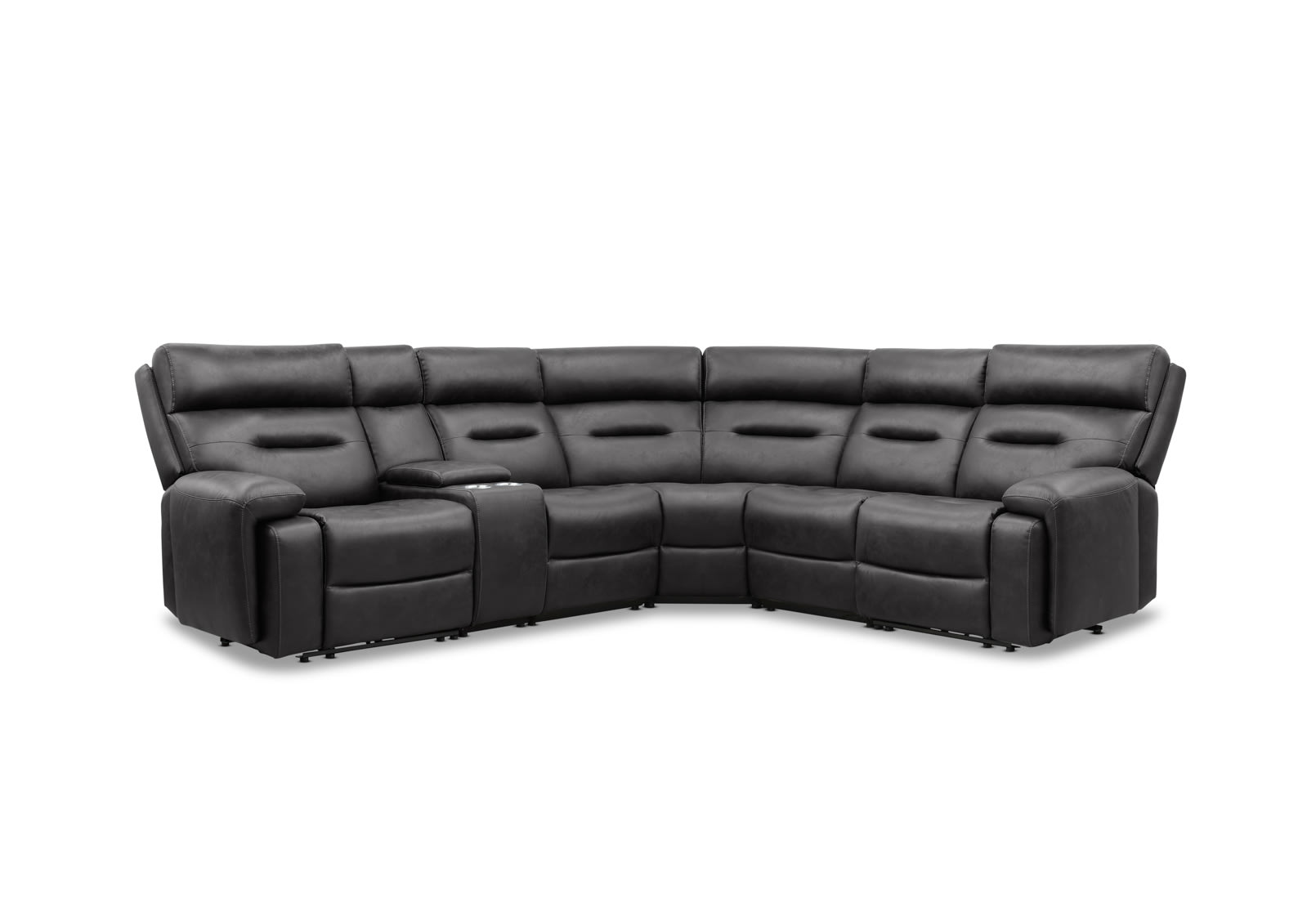 HOLLYWOOD Media Corner Lounge with Console – image 1 of 9
