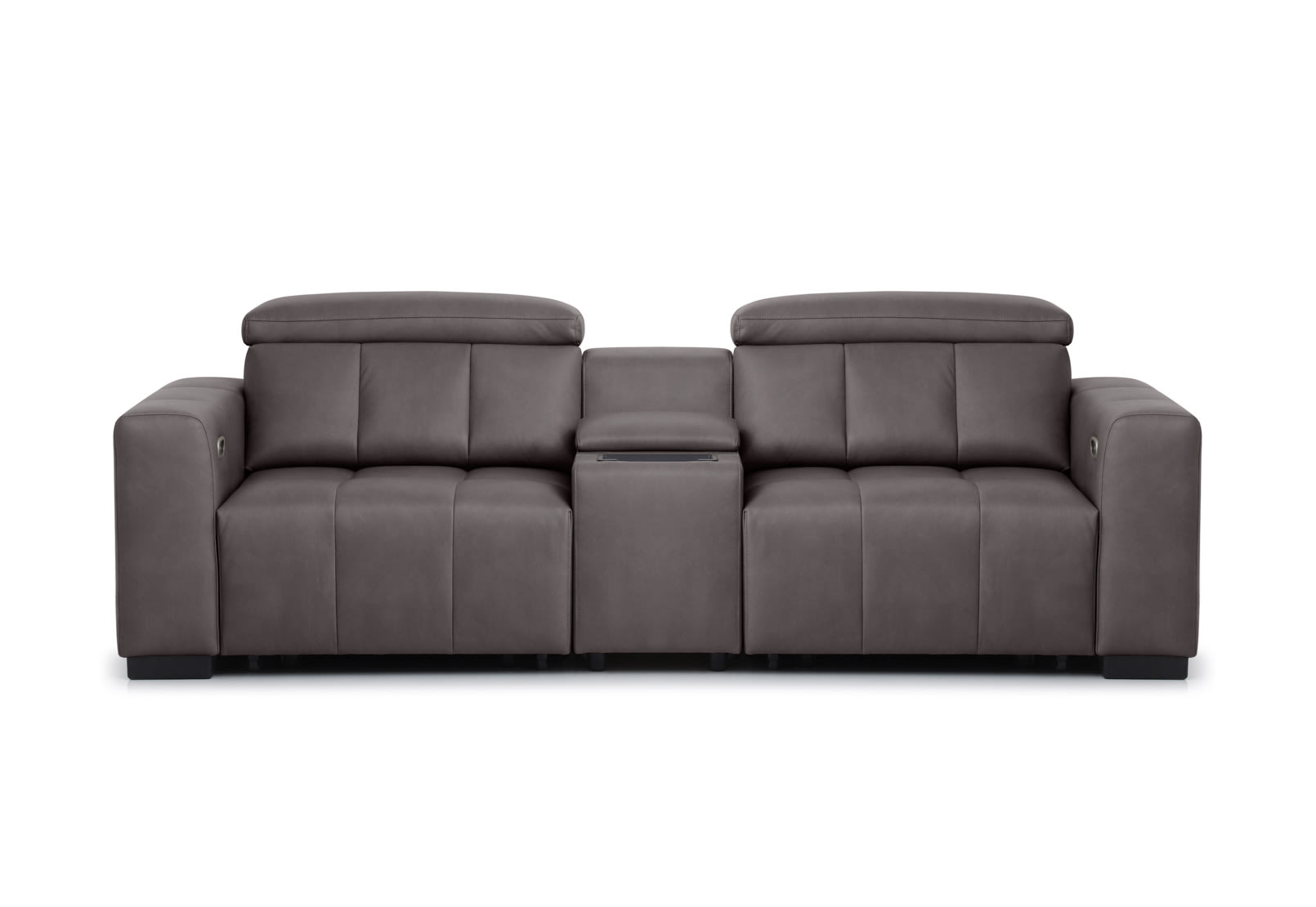FARRINGTON FABRIC 2 Seater with 2 Inbuilt Electric Sliders & Console – image 2 of 10