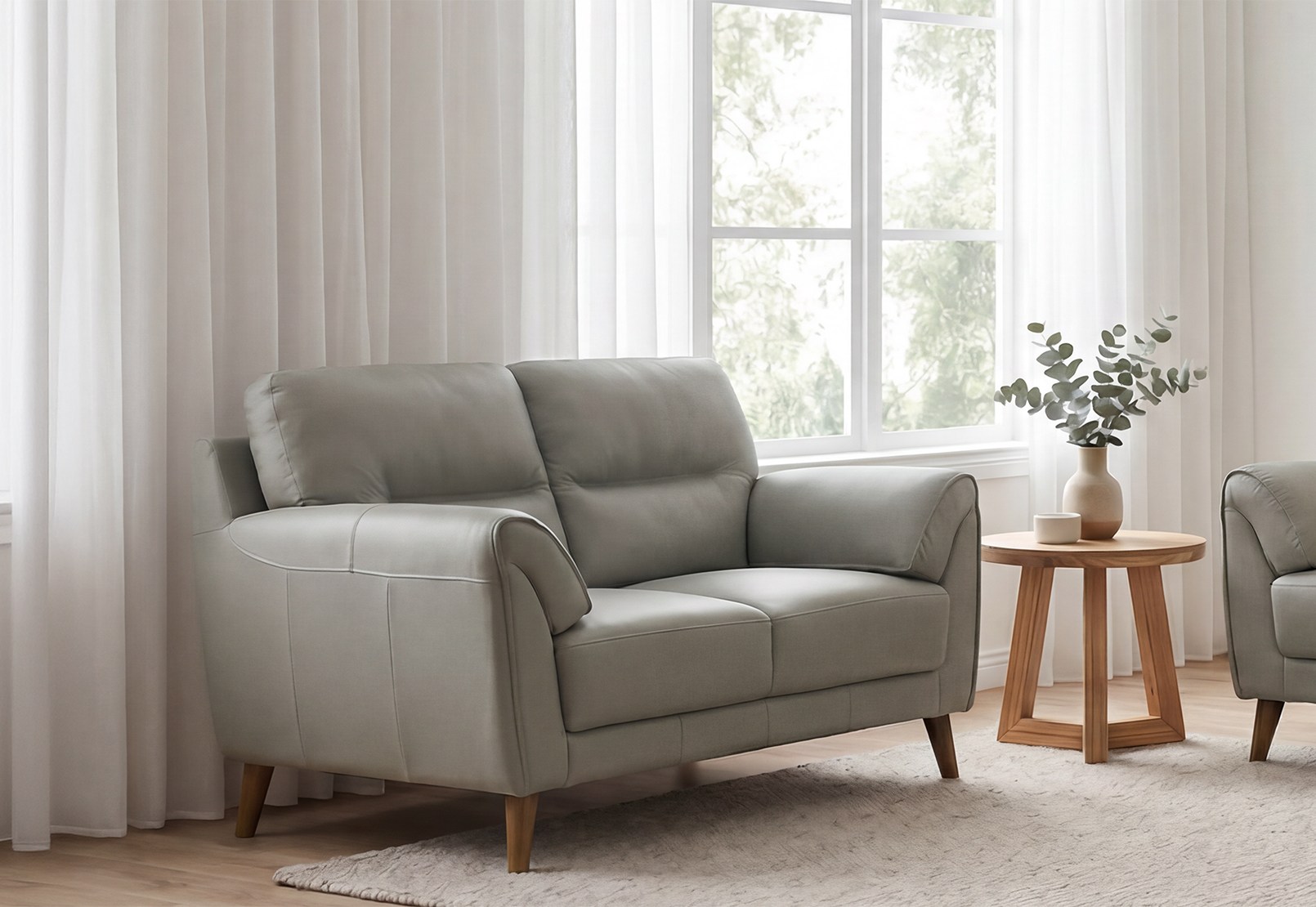 CARNABY LEATHER 2 Seater Sofa – image 1 of 8