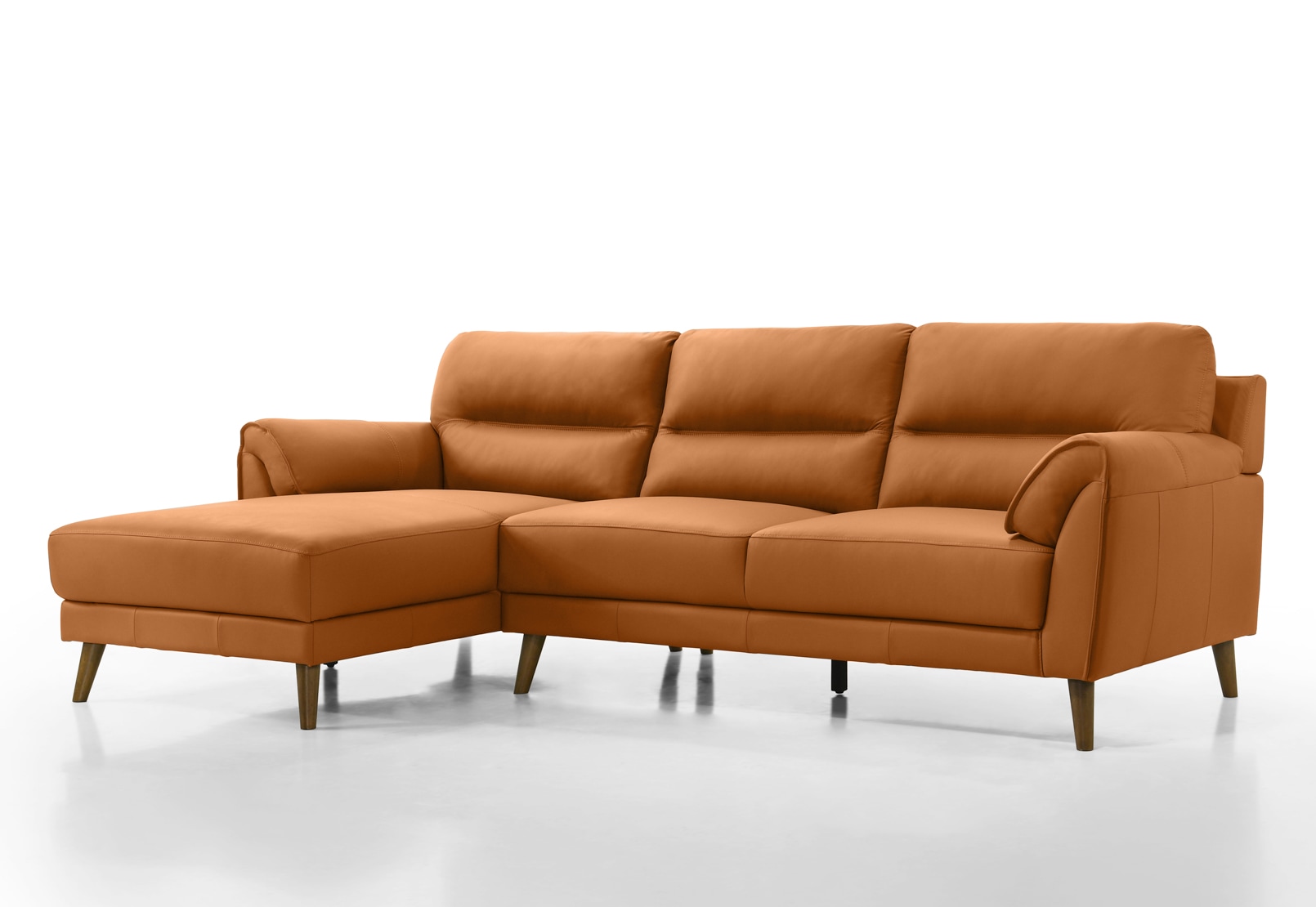 CARNABY LEATHER 3 Seat LHF Chaise – image 3 of 5