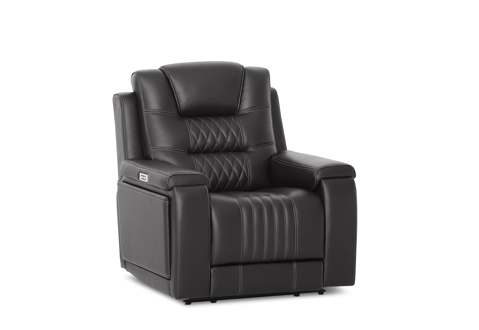 AGASSI LEATHER Dual Electric Recliner – image 2 of 3