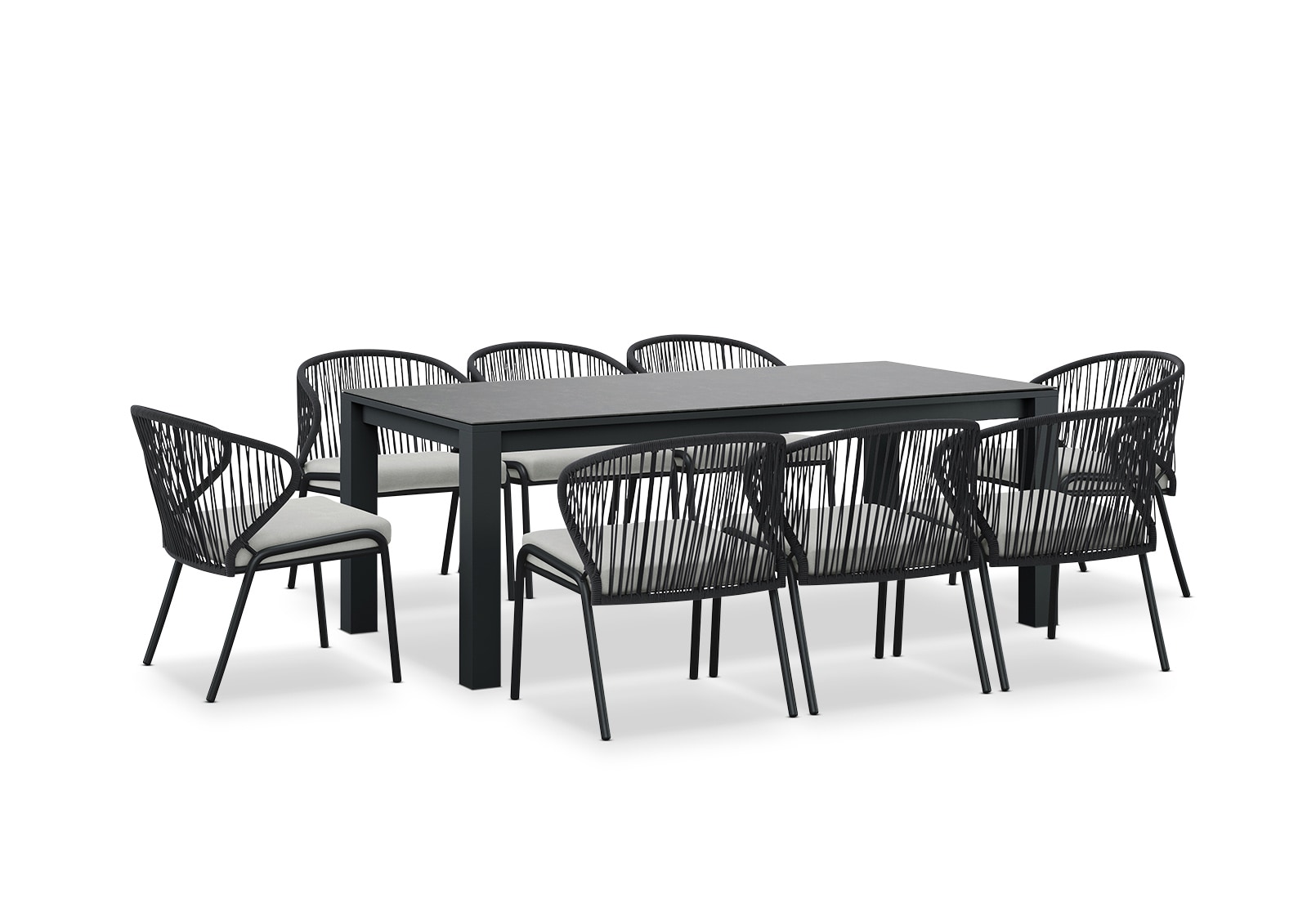 LA PALOMA 9 Piece Outdoor Dining Suite – image 4 of 6