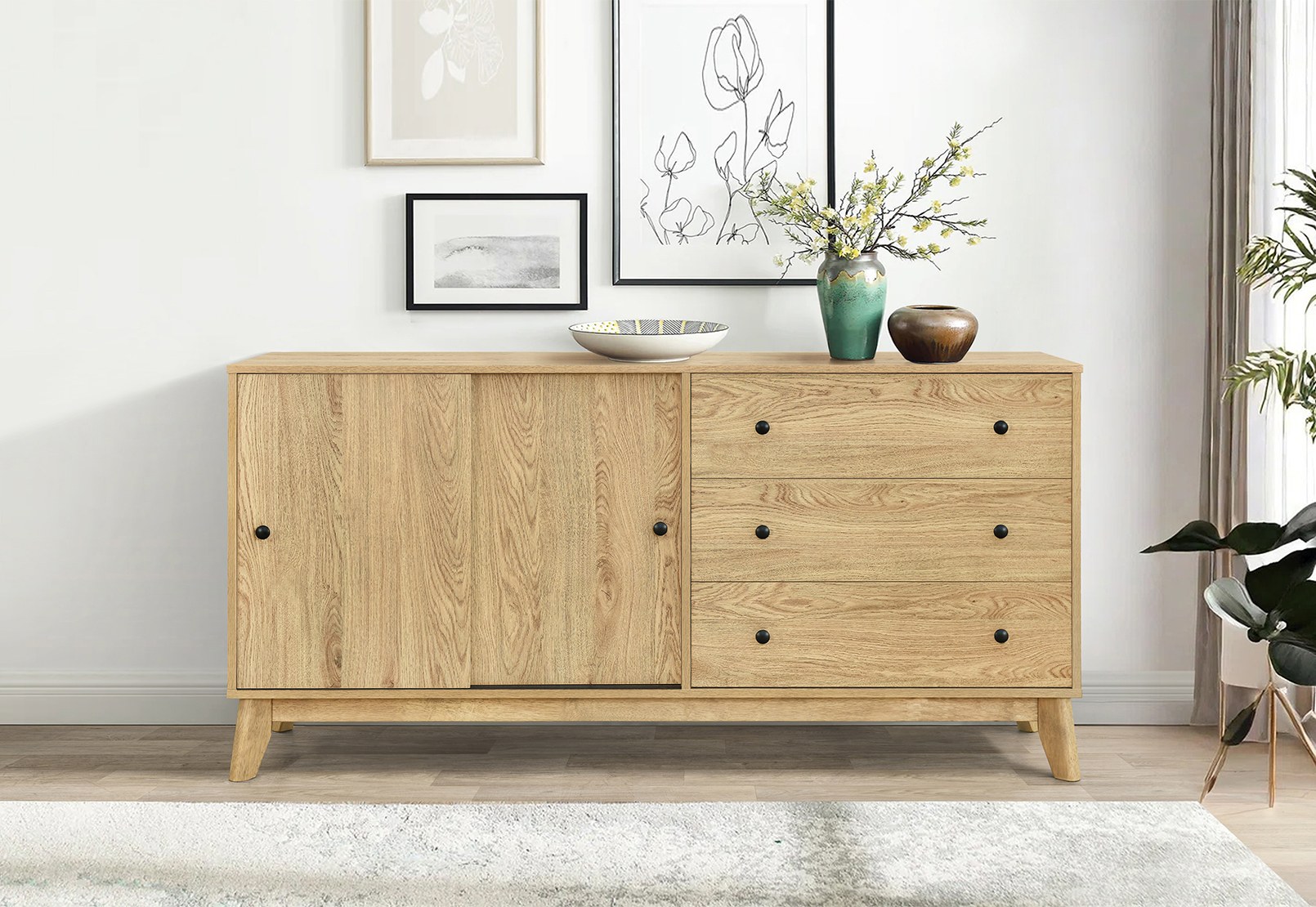 COPPERS 2 Door 3 Drawer Buffet – image 17 of 17