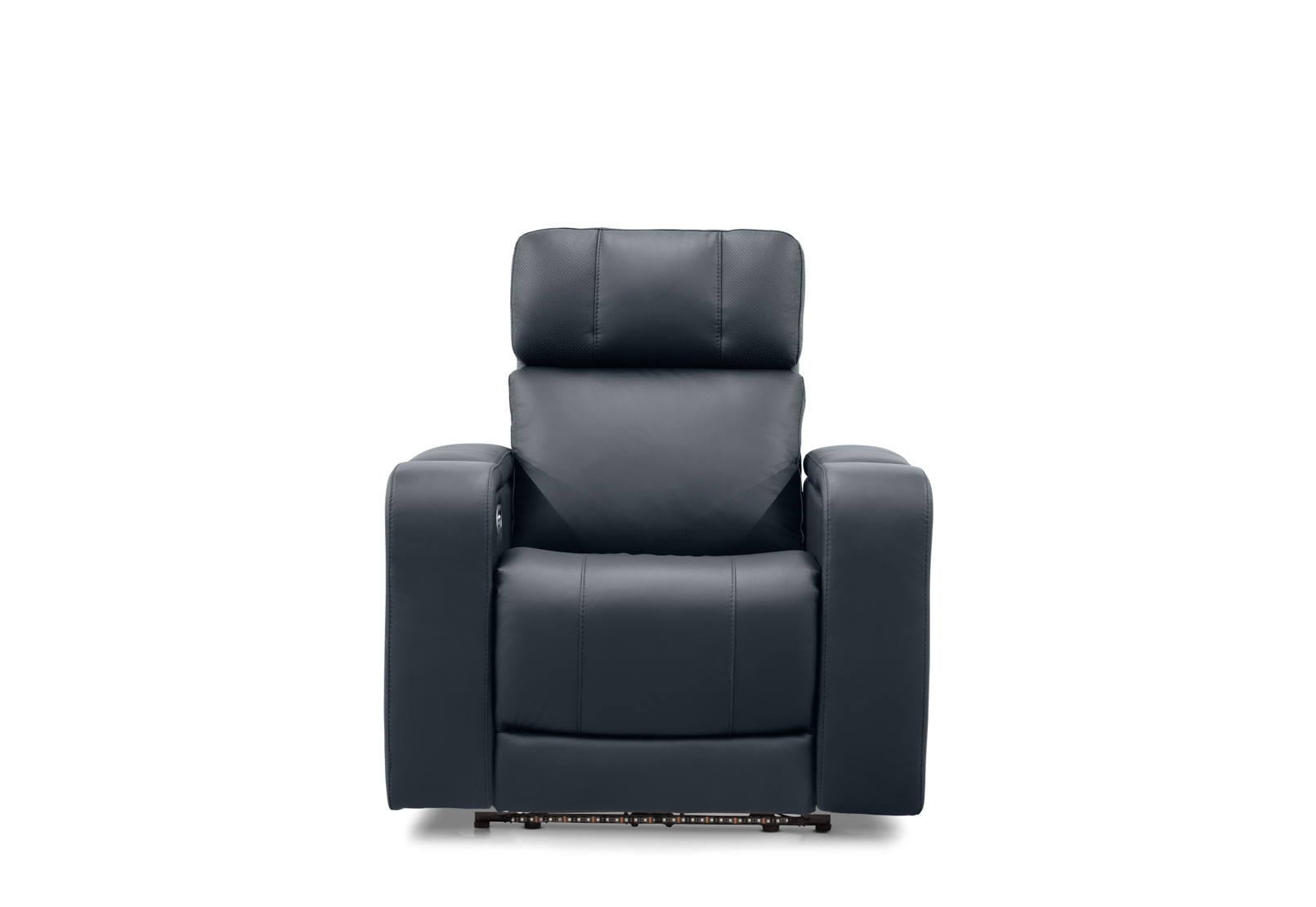 LAS VEGAS LEATHER Media Electric Recliner – image 1 of 26