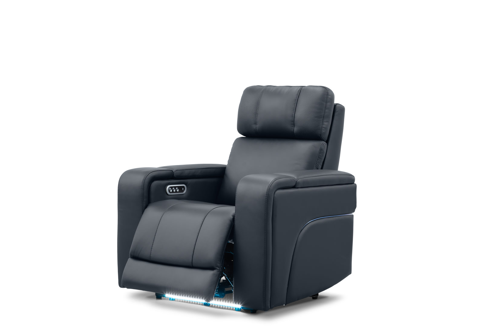 LAS VEGAS LEATHER Media Electric Recliner – image 9 of 26