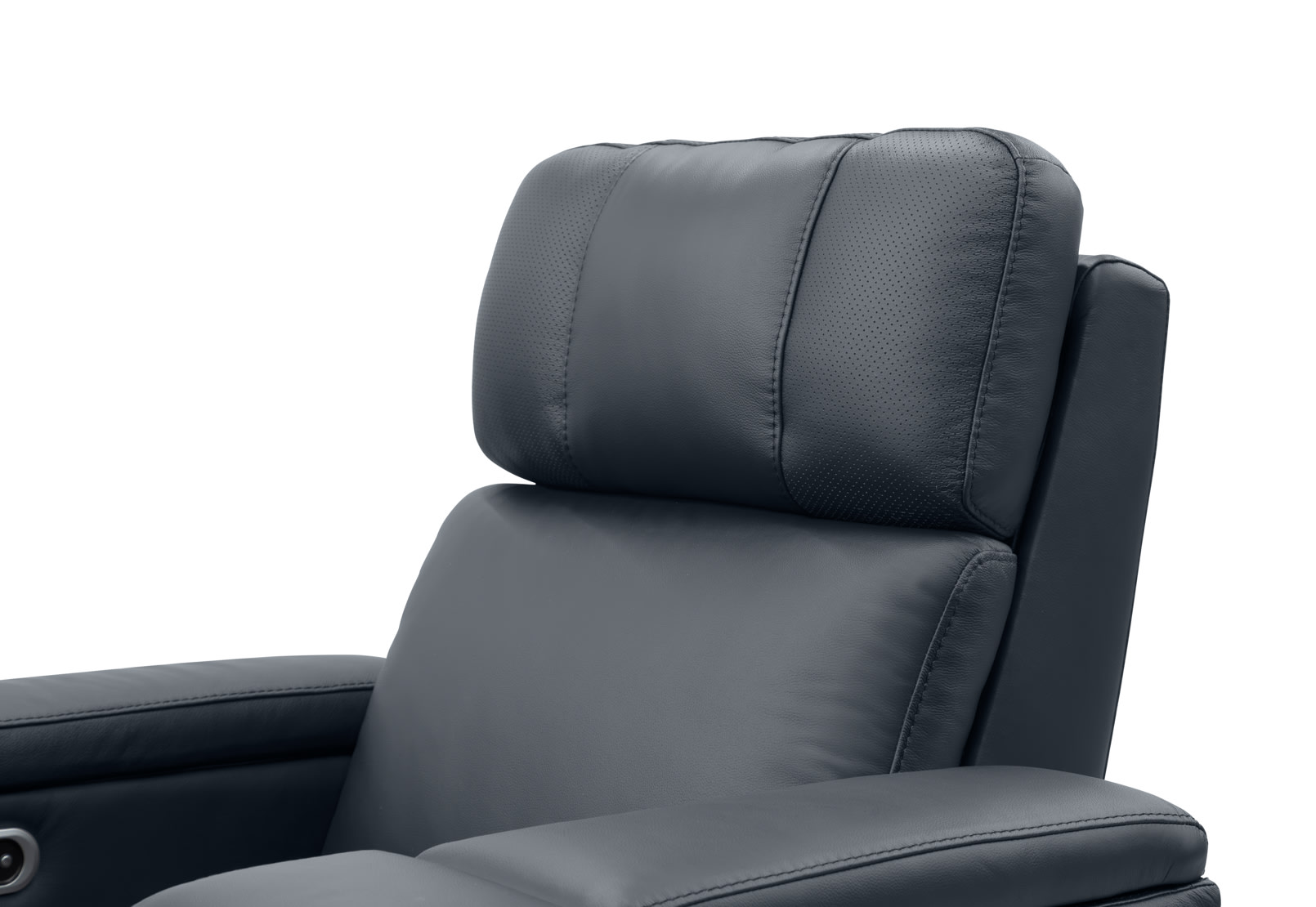 LAS VEGAS LEATHER Media Electric Recliner – image 16 of 26