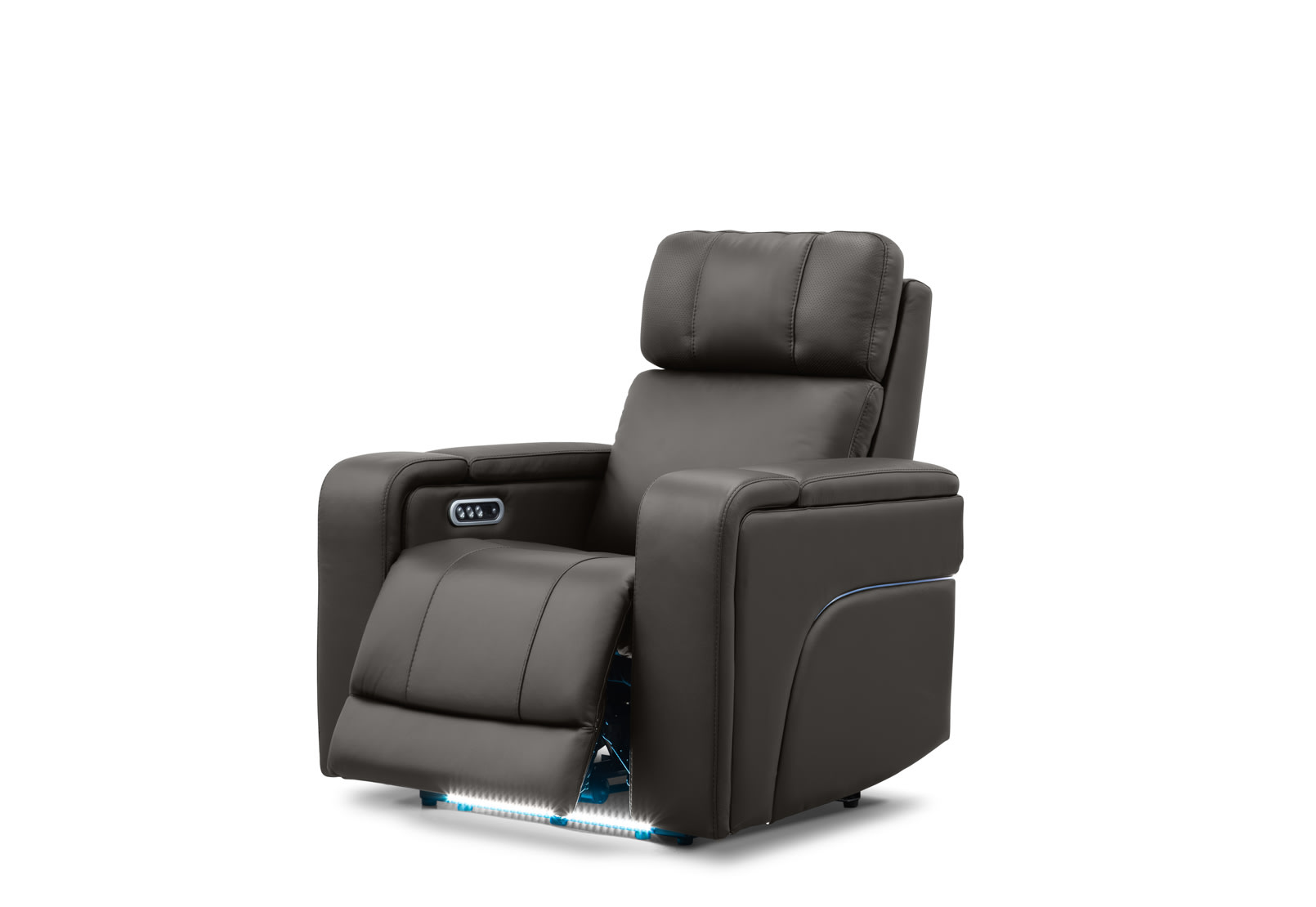 LAS VEGAS LEATHER Media Electric Recliner – image 9 of 26