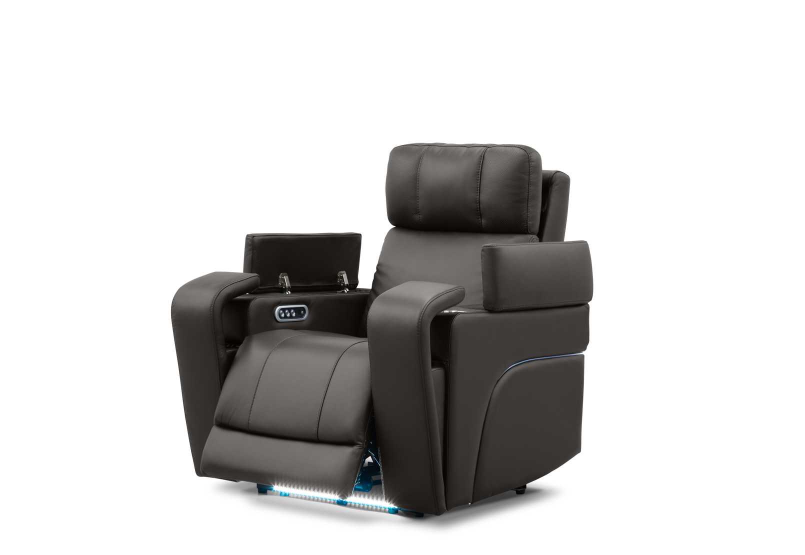 LAS VEGAS LEATHER Media Electric Recliner – image 10 of 26