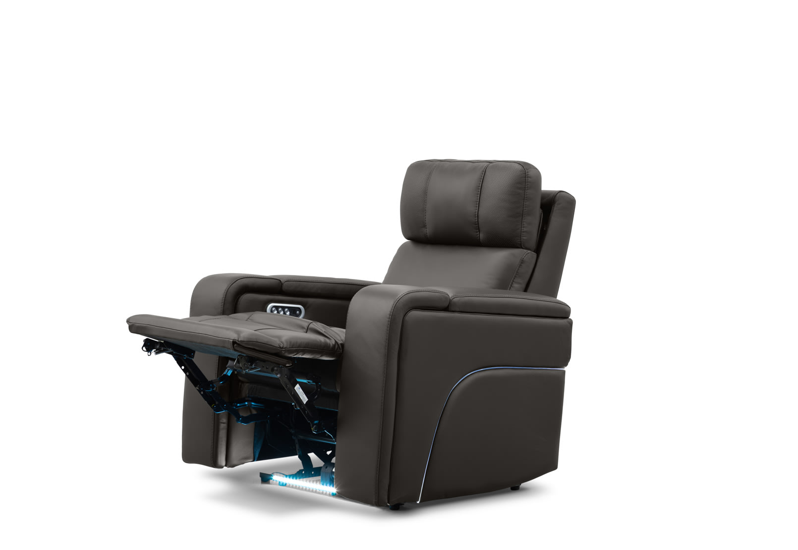 LAS VEGAS LEATHER Media Electric Recliner – image 12 of 26