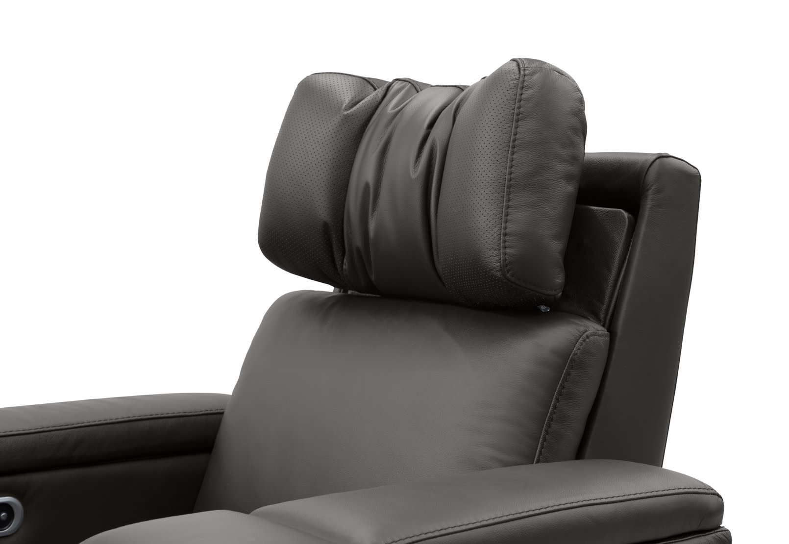 LAS VEGAS LEATHER Media Electric Recliner – image 18 of 26