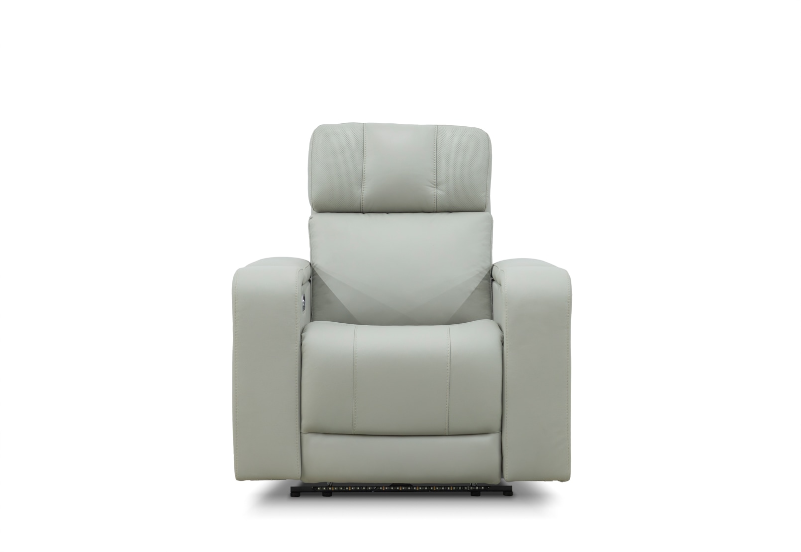 LAS VEGAS LEATHER Media Electric Recliner – image 1 of 19