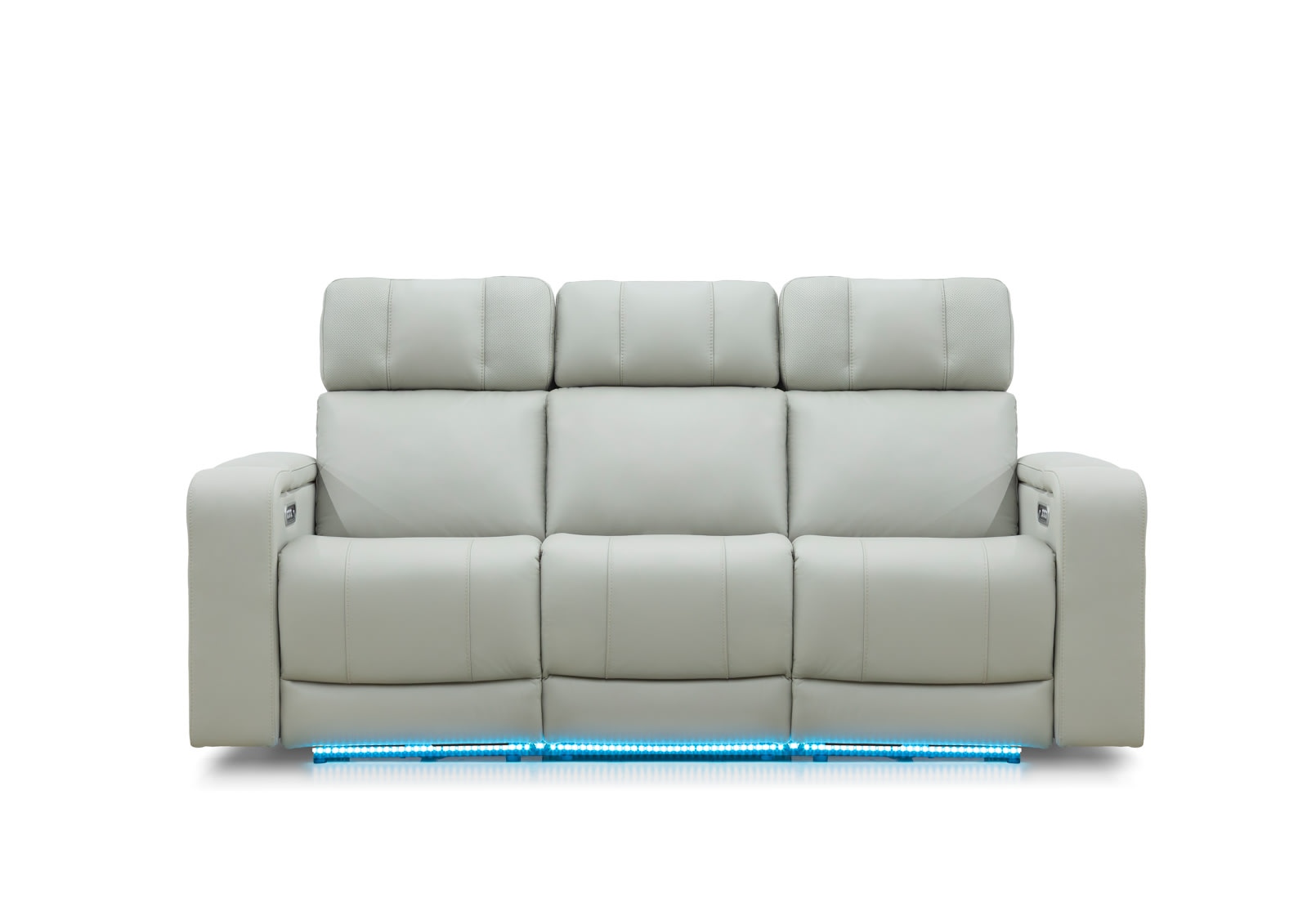 LAS VEGAS LEATHER Media 3 Seater Electric Recliner with Drop Down Table – image 9 of 23