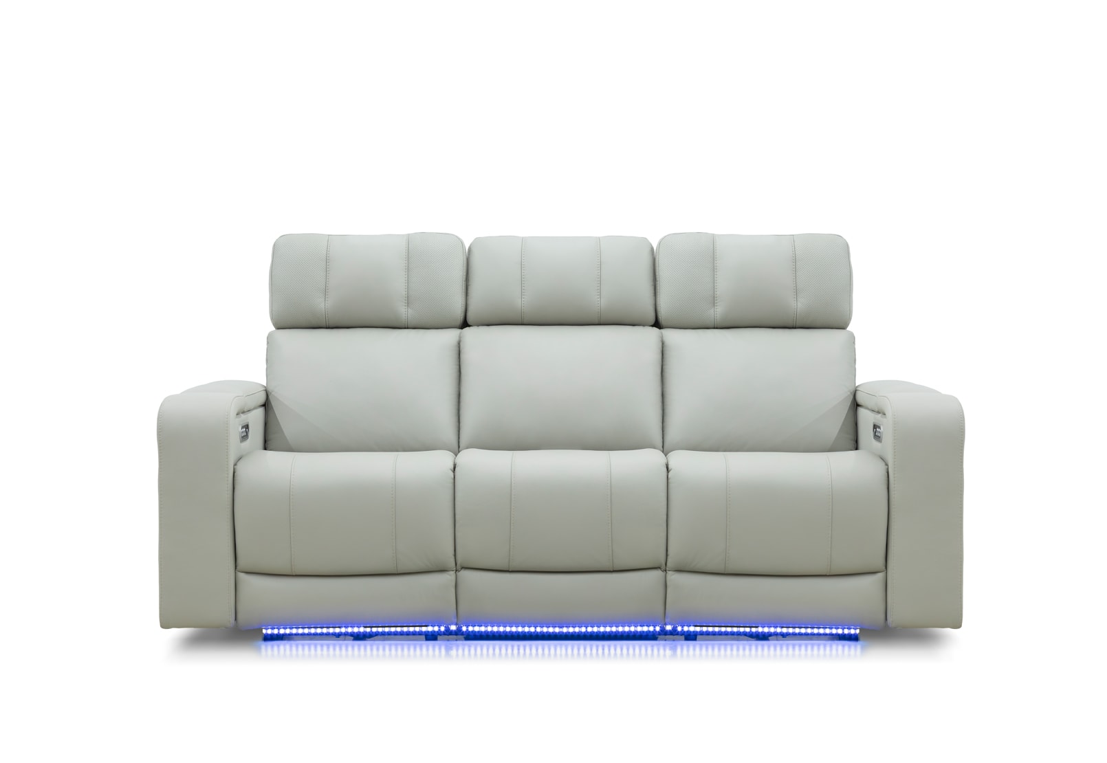 LAS VEGAS LEATHER Media 3 Seater Electric Recliner with Drop Down Table – image 10 of 23