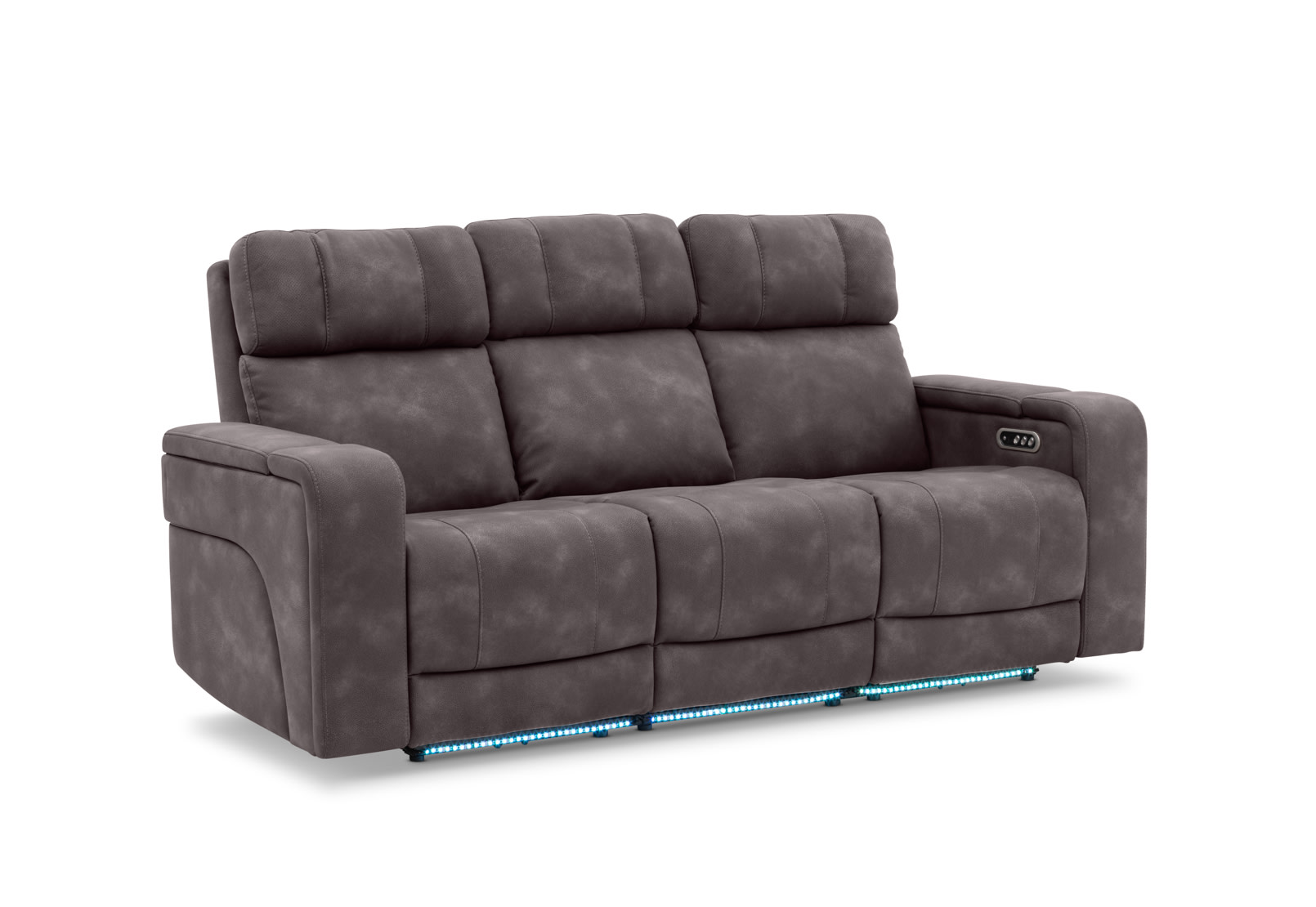 LAS VEGAS FABRIC Media 3 Seater Electric Recliner with Drop Down Table – image 12 of 40