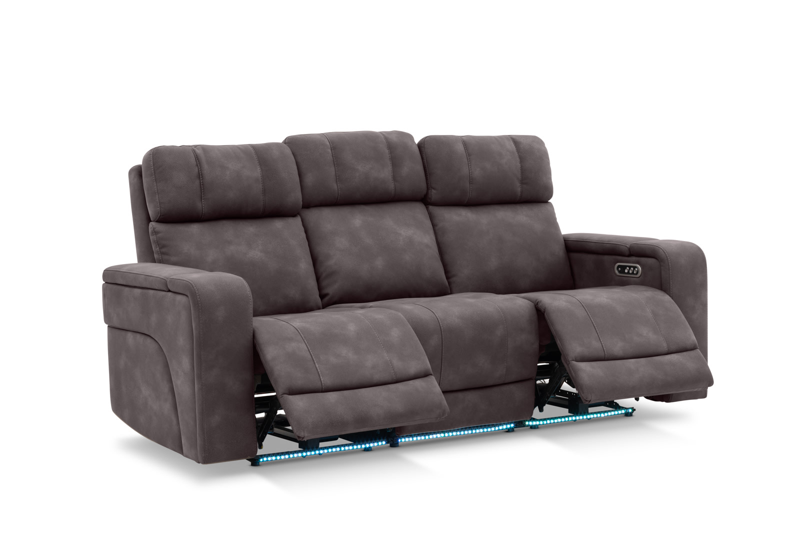 LAS VEGAS FABRIC Media 3 Seater Electric Recliner with Drop Down Table – image 13 of 40