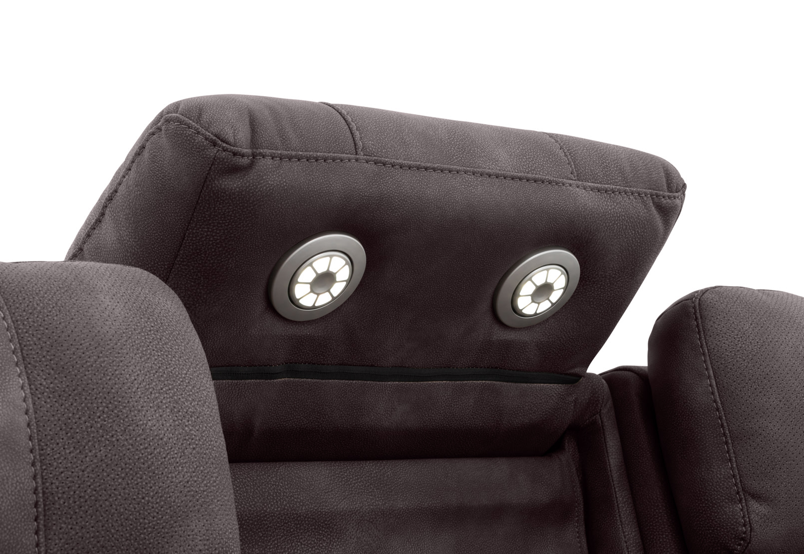 LAS VEGAS FABRIC Media 3 Seater Electric Recliner with Drop Down Table – image 30 of 40