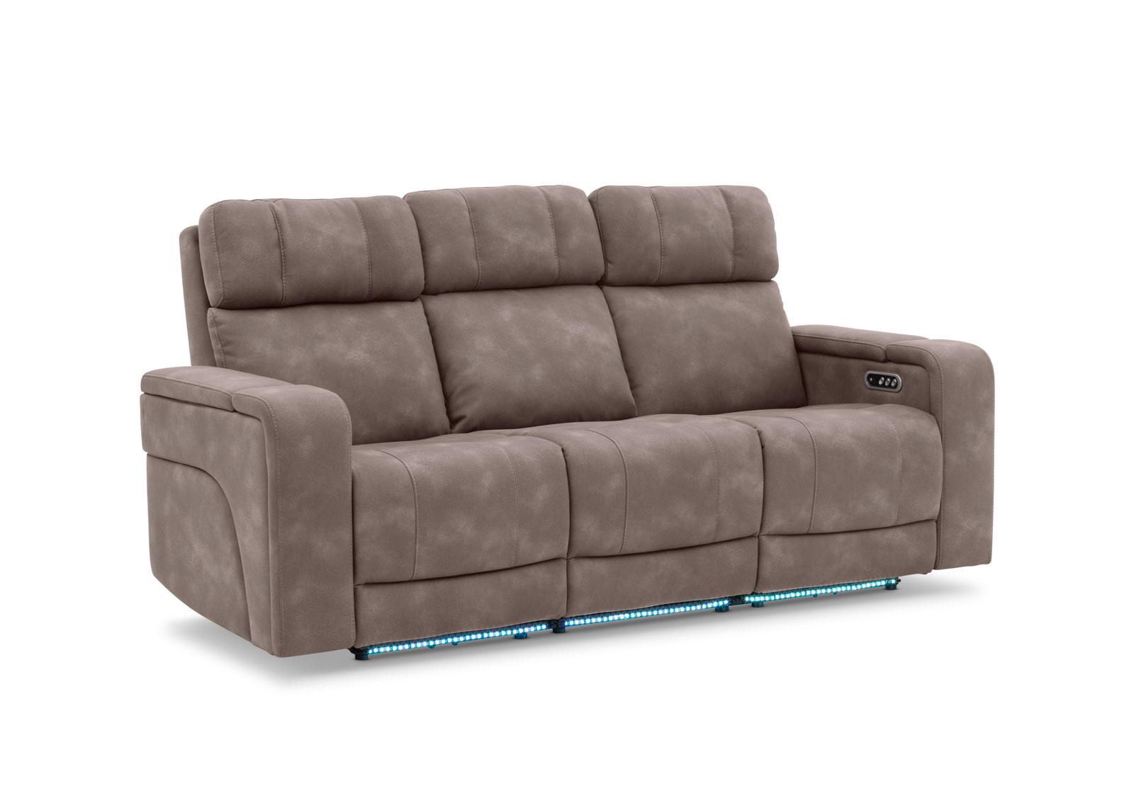 LAS VEGAS FABRIC Media 3 Seater Electric Recliner with Drop Down Table – image 11 of 35