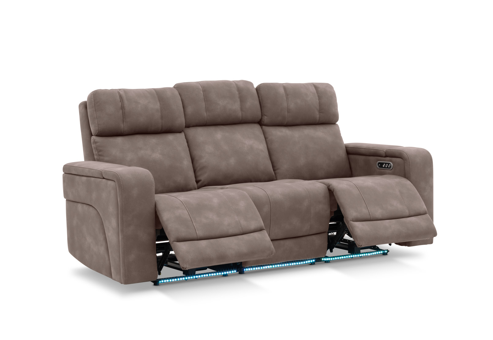 LAS VEGAS FABRIC Media 3 Seater Electric Recliner with Drop Down Table – image 12 of 35
