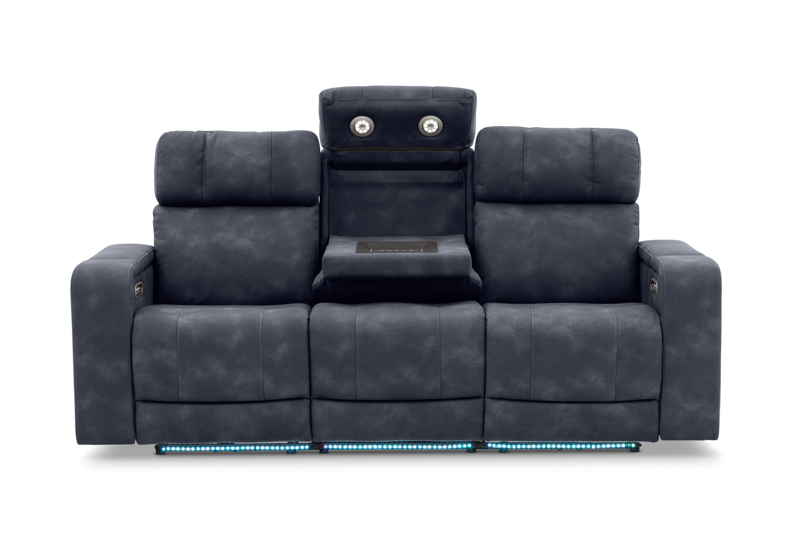 LAS VEGAS FABRIC Media 3 Seater Electric Recliner with Drop Down Table – image 10 of 35