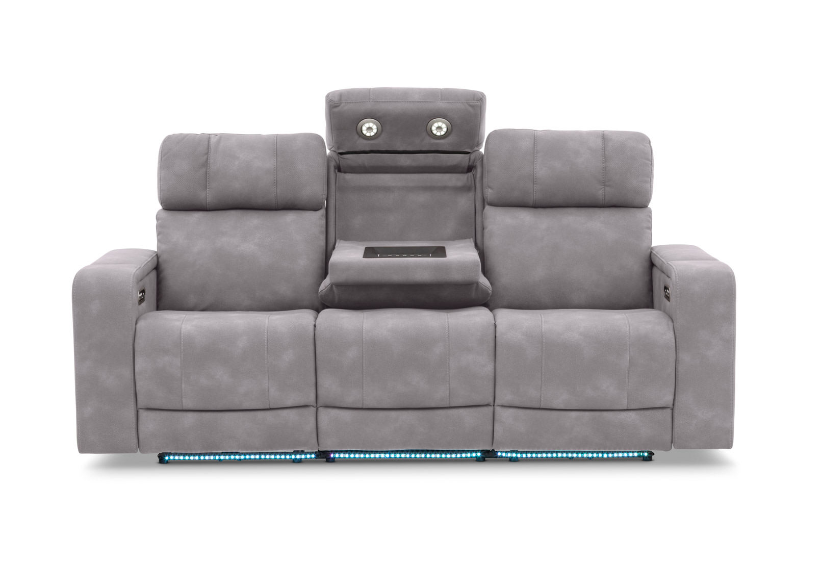 LAS VEGAS FABRIC Media 3 Seater Electric Recliner with Drop Down Table – image 10 of 35