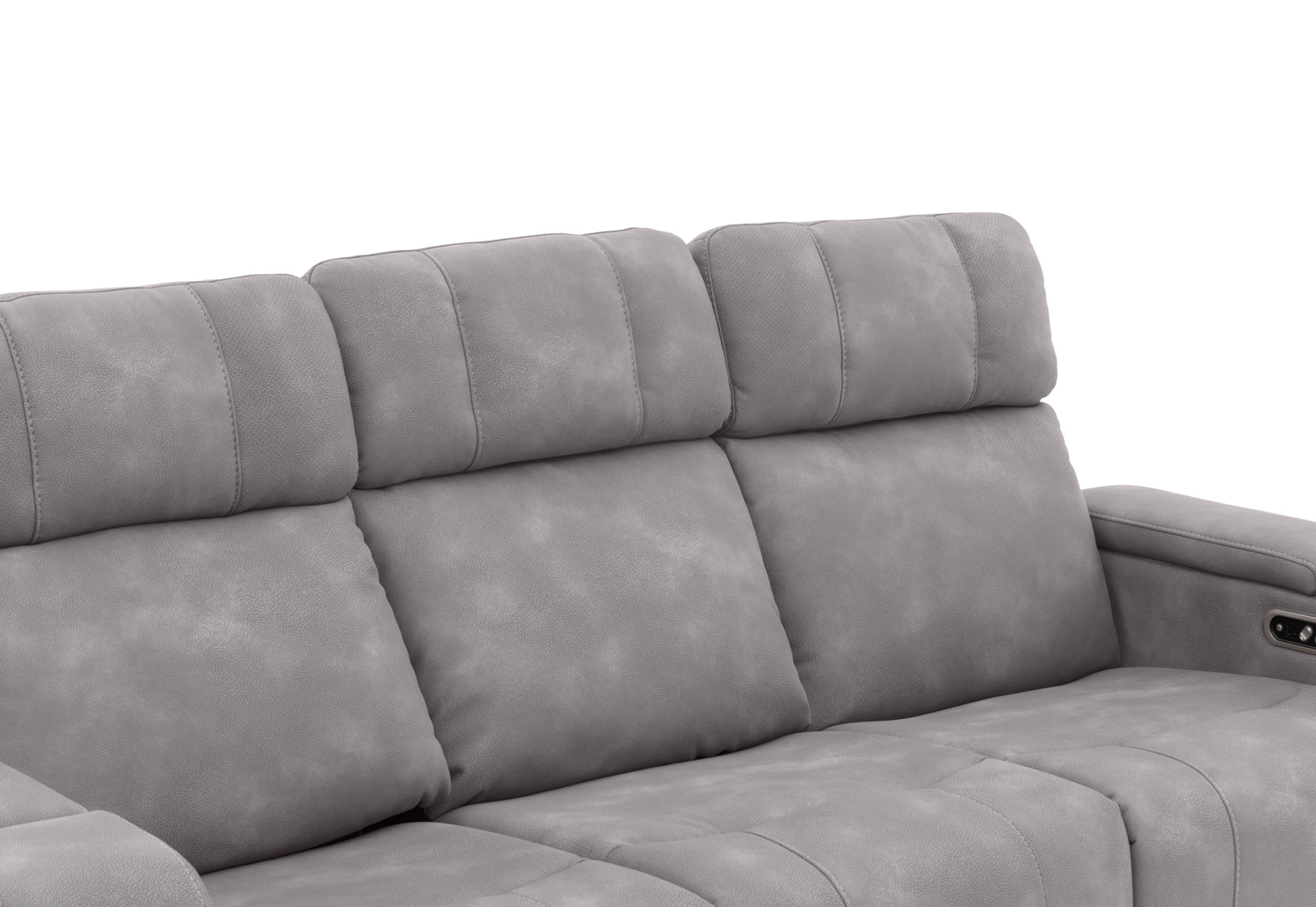 LAS VEGAS FABRIC Media 3 Seater Electric Recliner with Drop Down Table – image 27 of 35