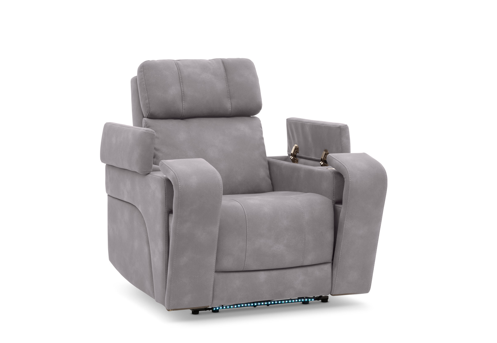 LAS VEGAS FABRIC Media Electric Recliner – image 10 of 28