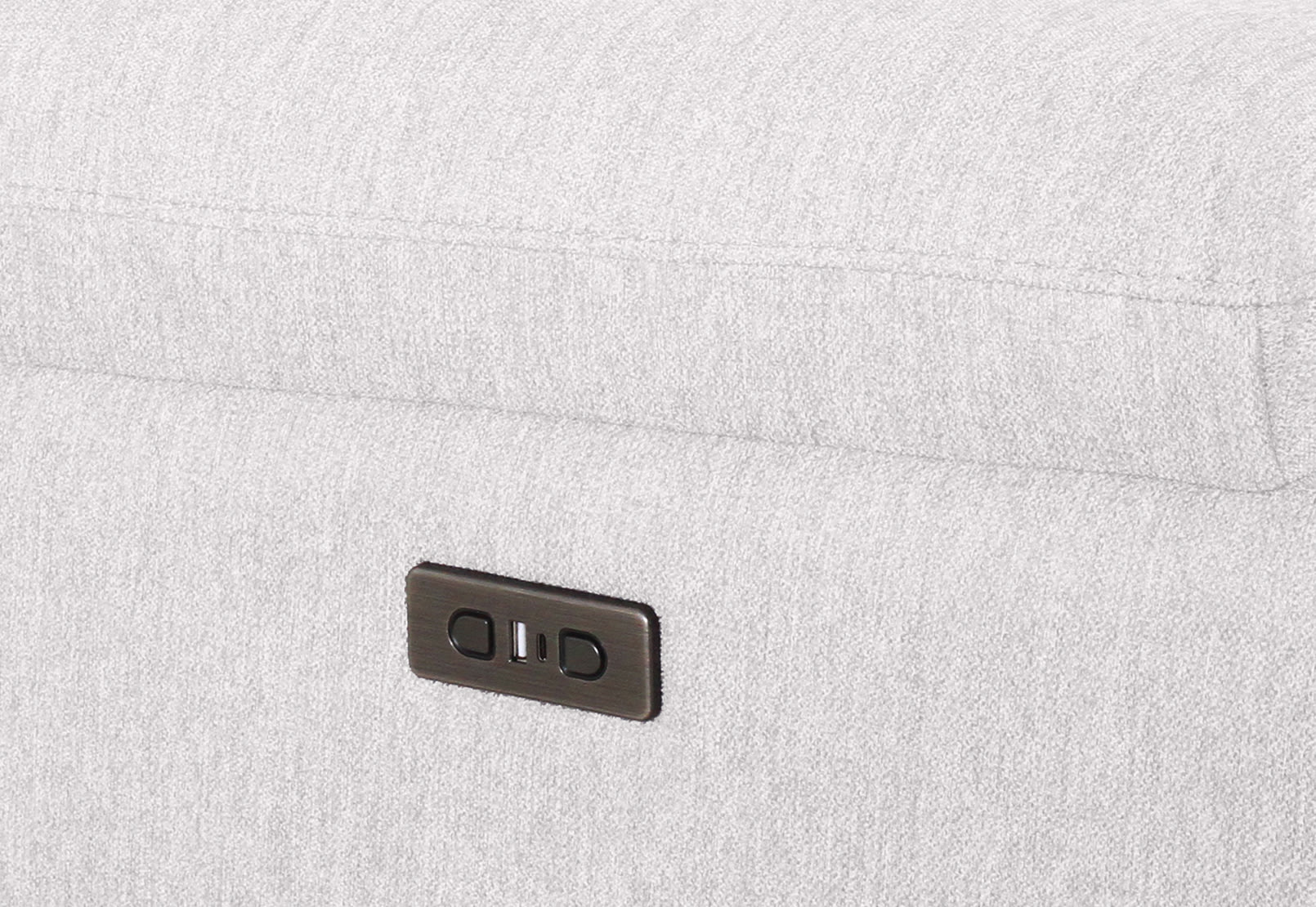 BRAVORA FABRIC 2 Seater with Inbuilt Electric Recliners and Console – image 6 of 7