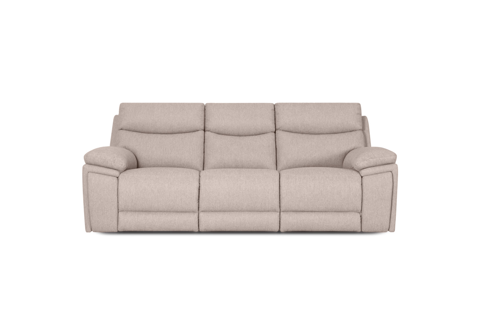 BRAVORA FABRIC 3 Seater Sofa Electric Recliner – image 1 of 8