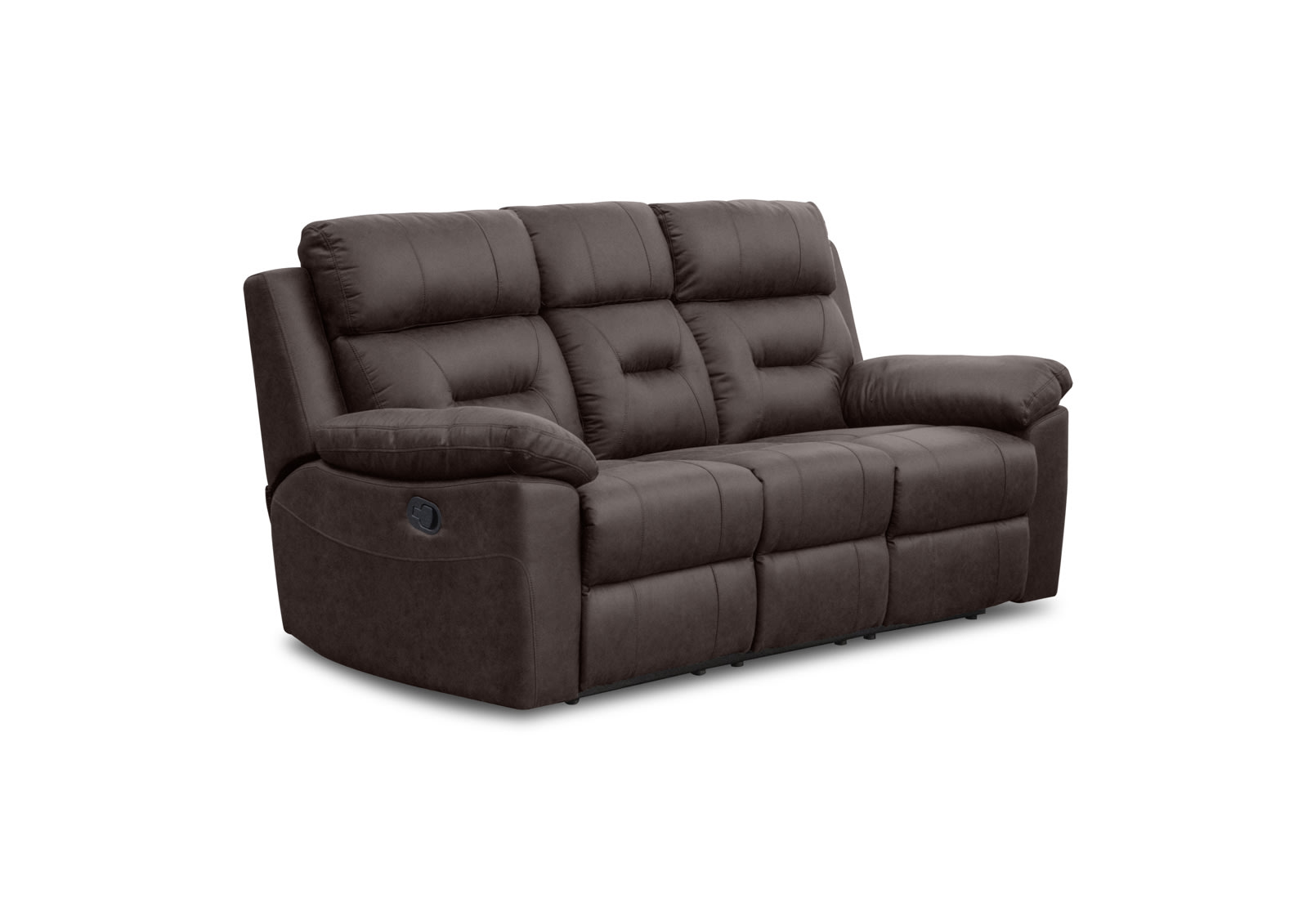 KESWICK FABRIC 3 Seater Manual Recliner with Drop Down Table – image 3 of 14